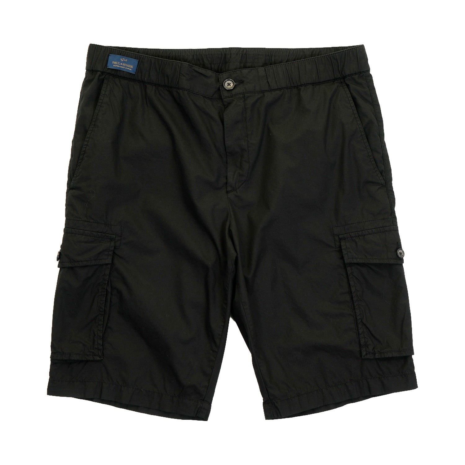 Cotton Cargo Shorts Black