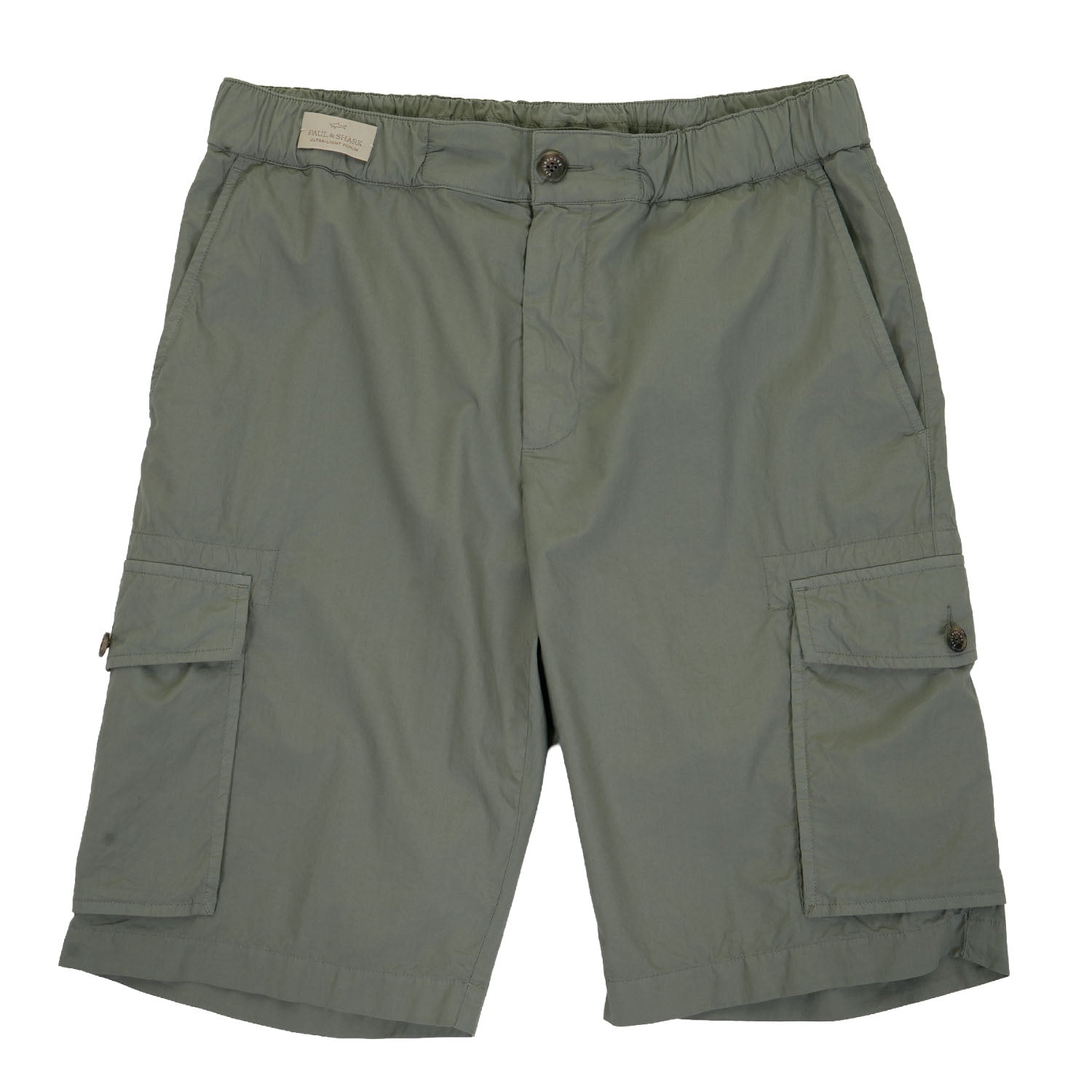 Cotton Cargo Shorts Green