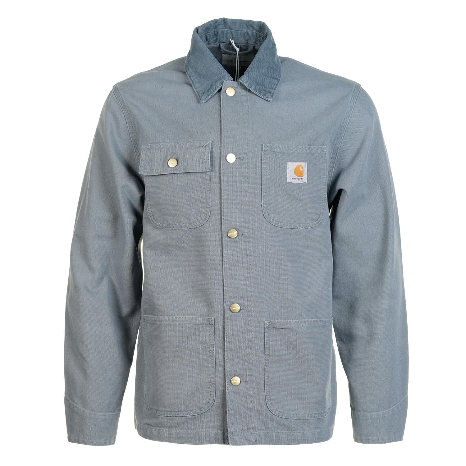 Varhartt WIP Michigan Coat Stone Canvas Cozy Blue