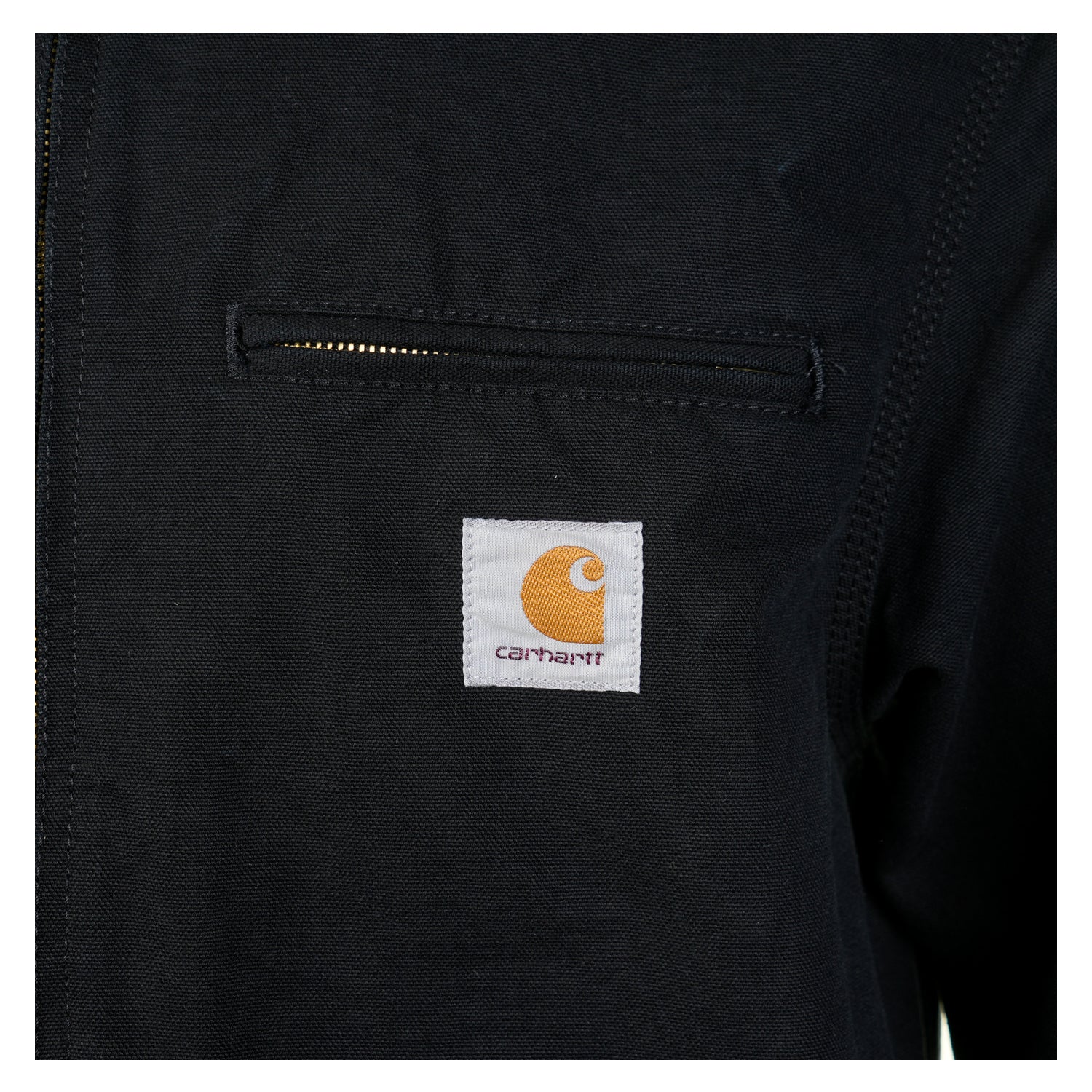 Carhartt WIP Detroit Jacket Aged Canvas Black