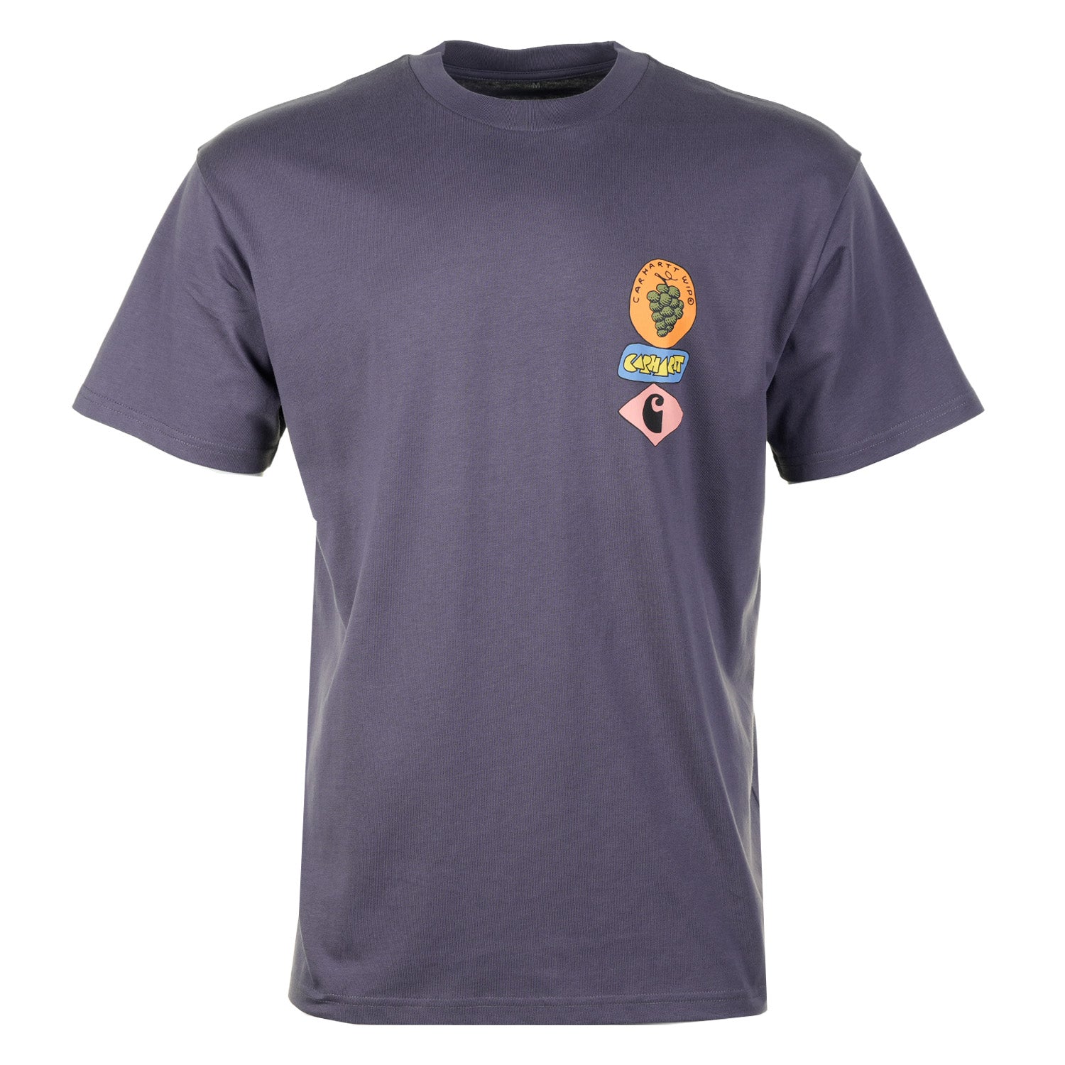Short Sleeve Stacked Grapes T Shirt Shady Purple