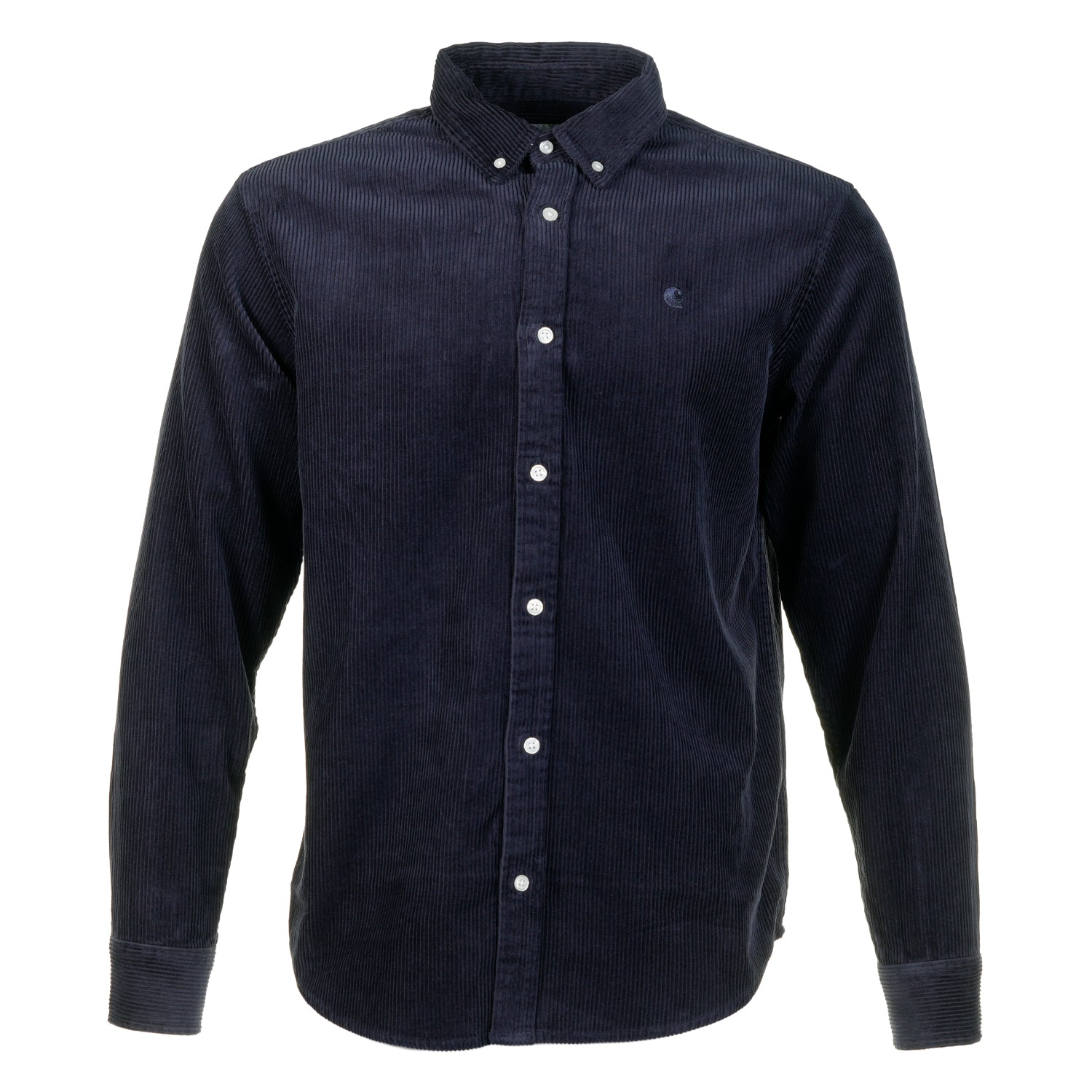 carhartt Long Sleeve Madison Cord Shirt Dark Navy