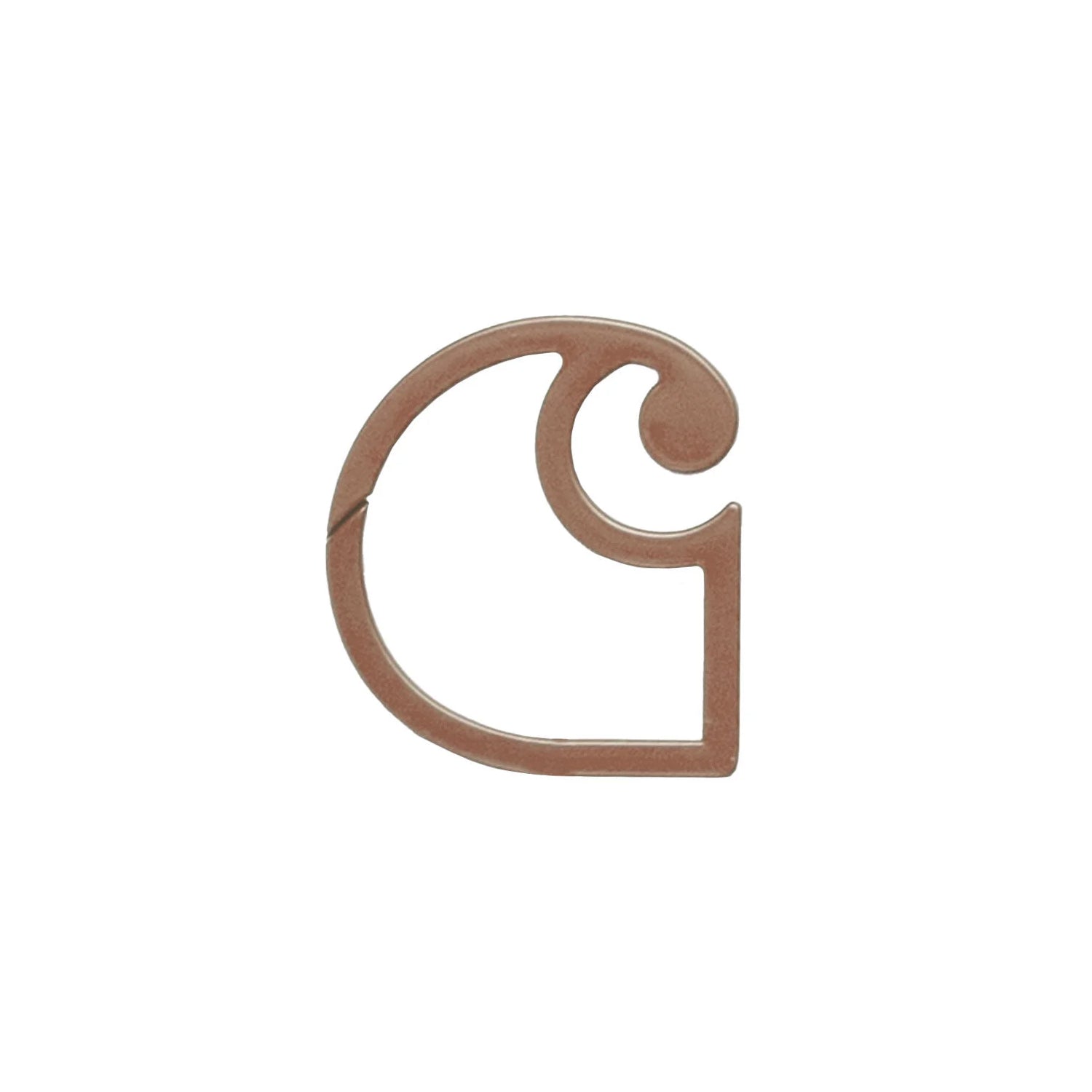 Carhartt C Logo Carabiner Brown