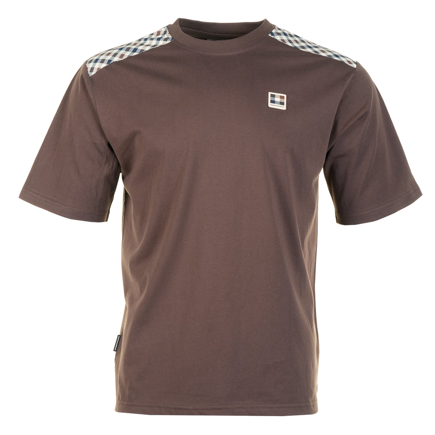 Shoulder T Shirt Chocolate