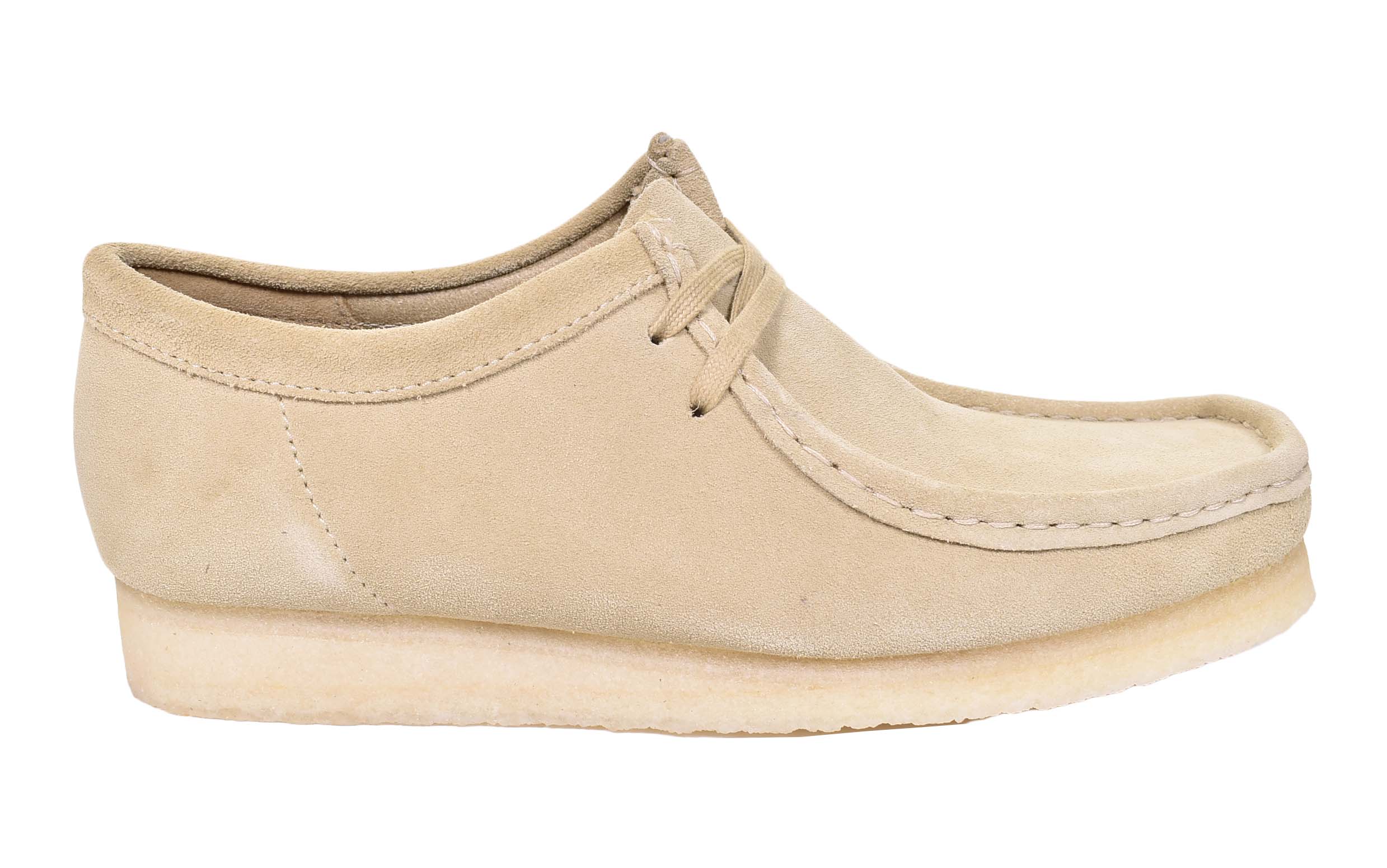Clarks Originals Wallabee Suede Shoe Maple