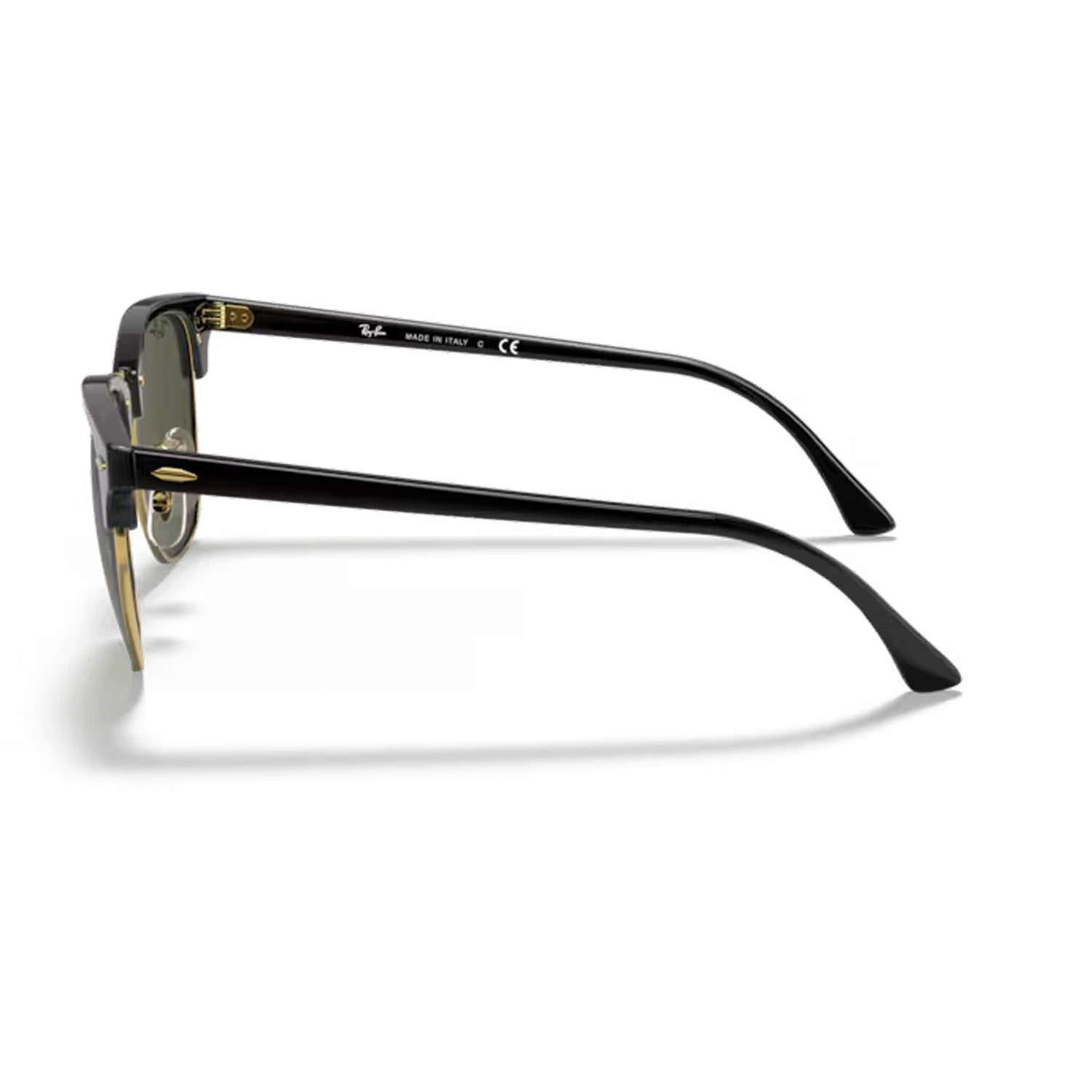 Clubmaster Polished Tortoise Gold / Green