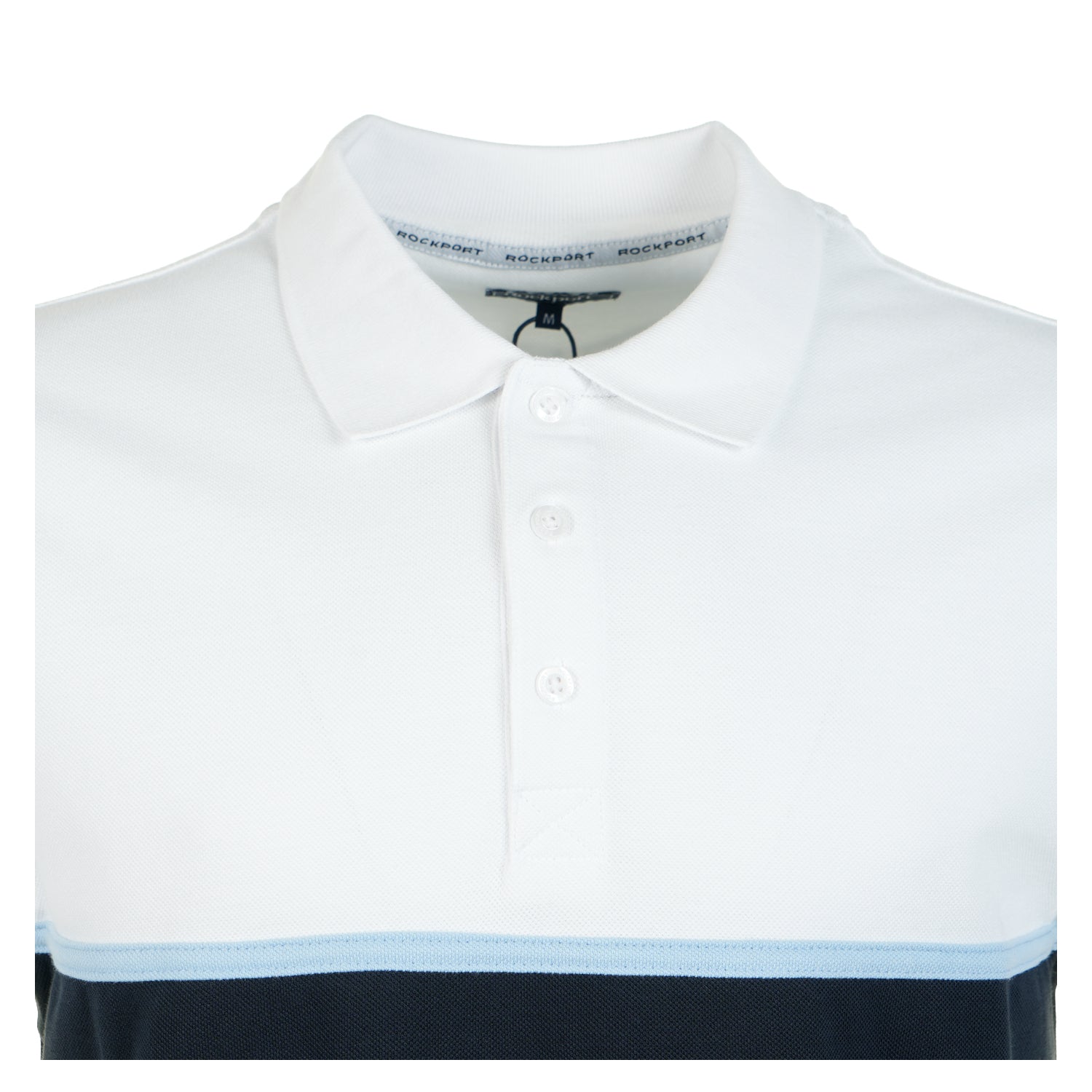Cobb Insert Logo Panel SS Polo Shirt White