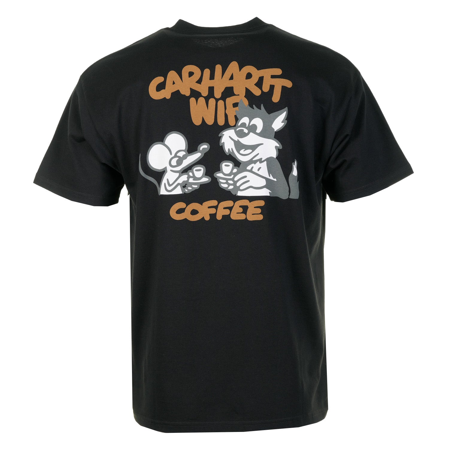 Short Sleeve Coffee Break T Shirt Black