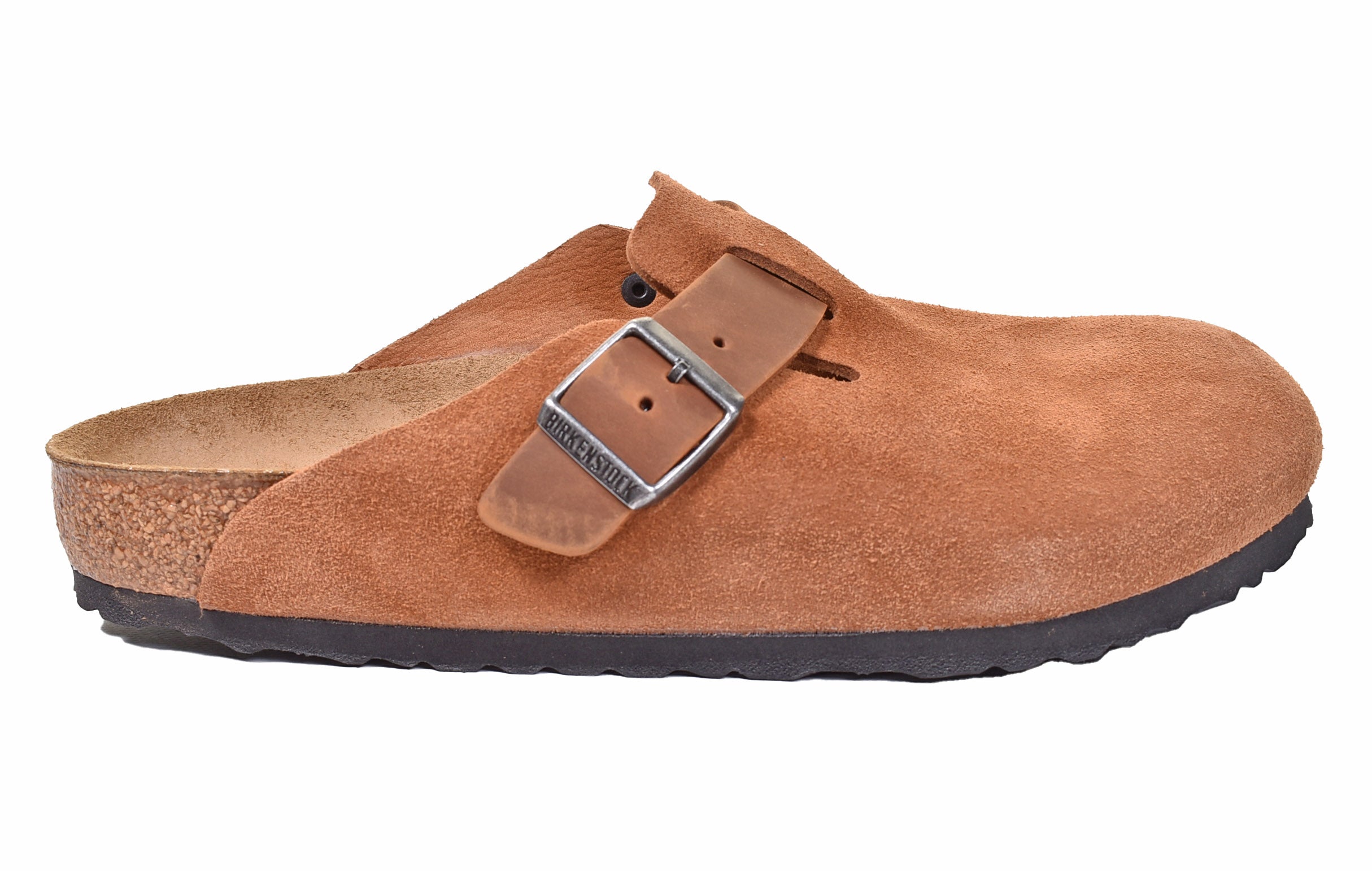 Boston Clogs BS Regular Fit Suede Cognac