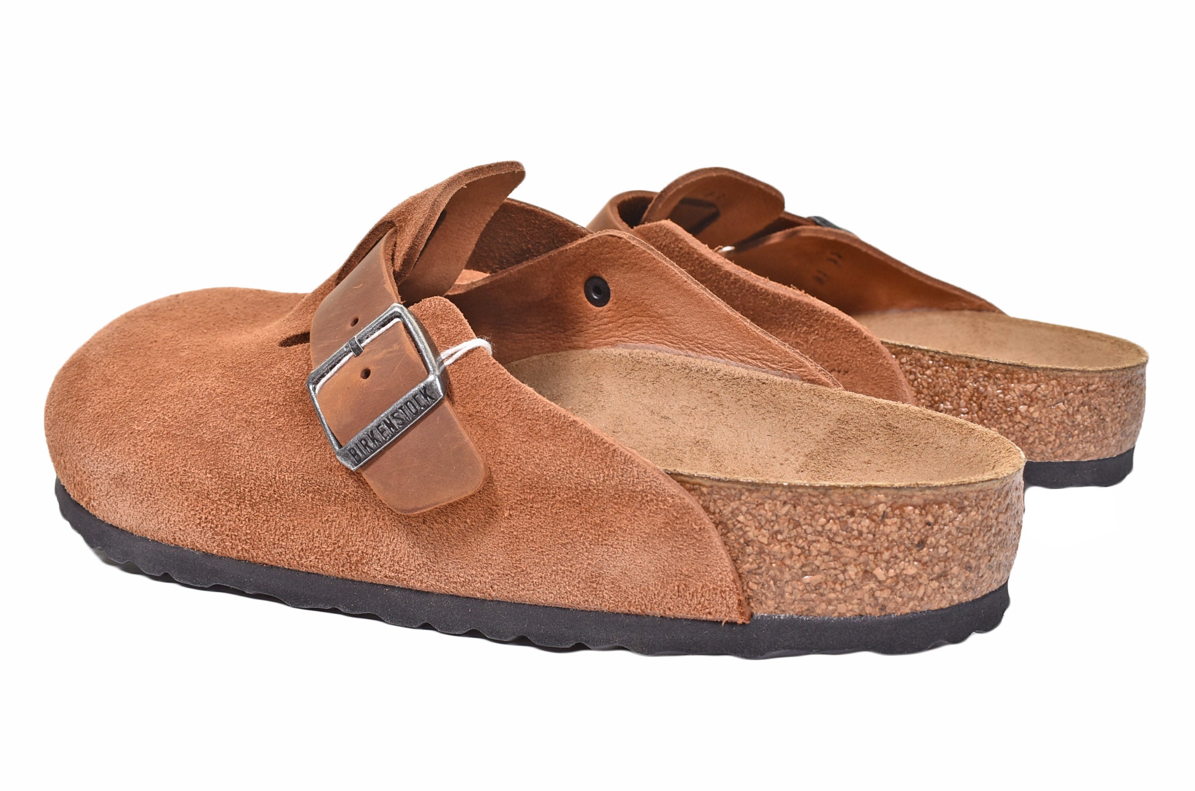 Boston Clogs BS Regular Fit Suede Cognac