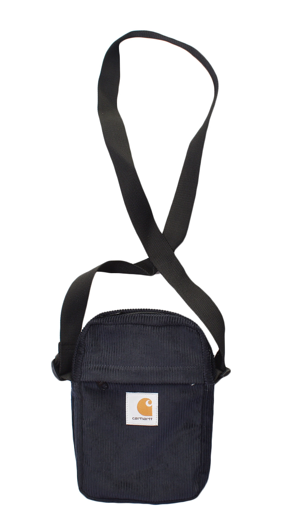 Cord Flint Shoulder Pouch Bag Dark Navy