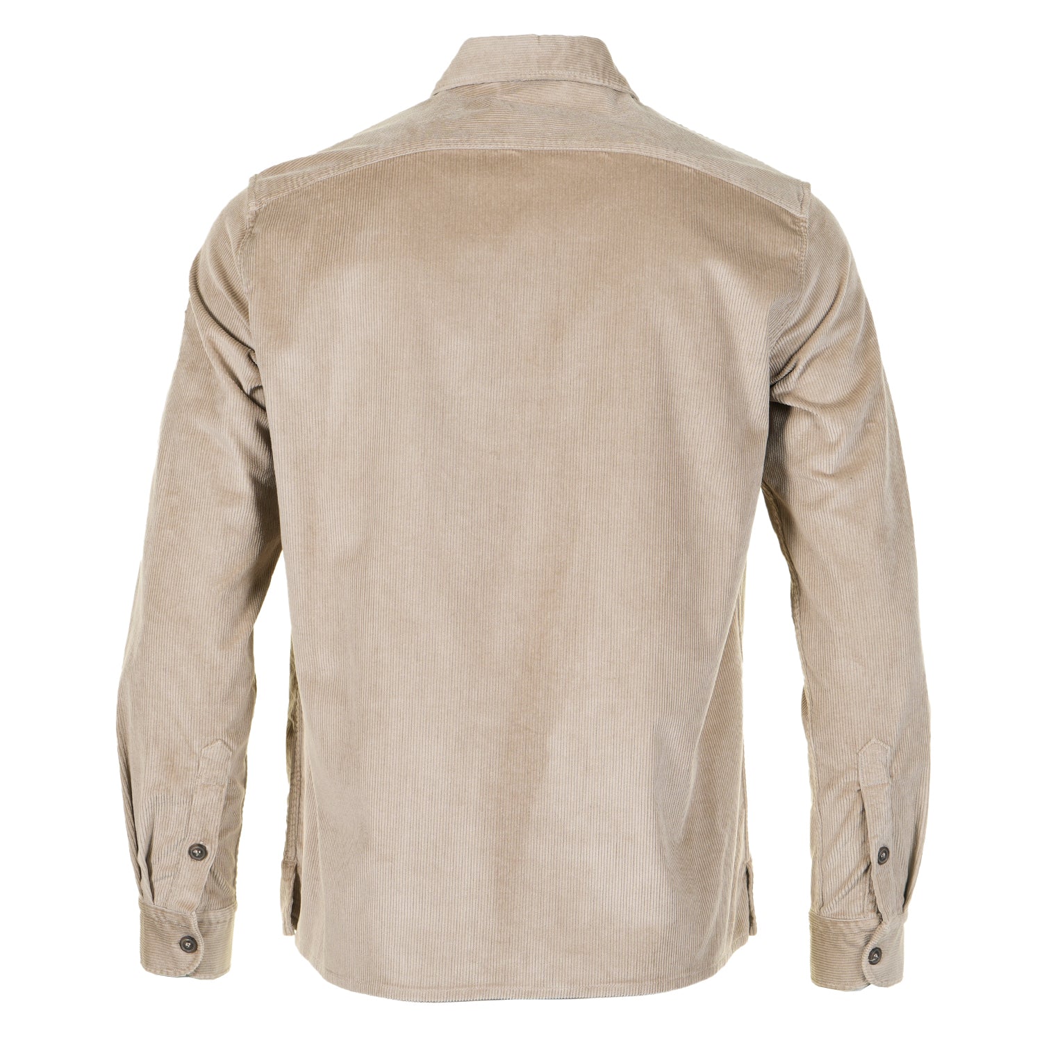 Long Sleeve Corduroy Overshirt Stone