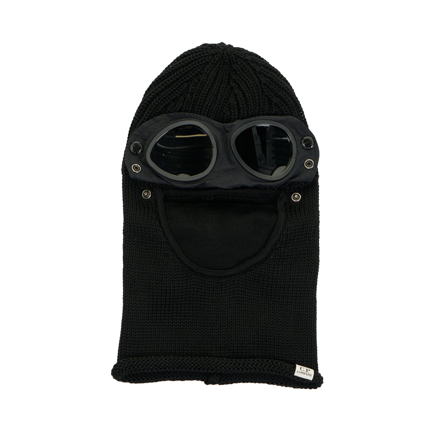 Goggle Ski Mask Merino Wool Black