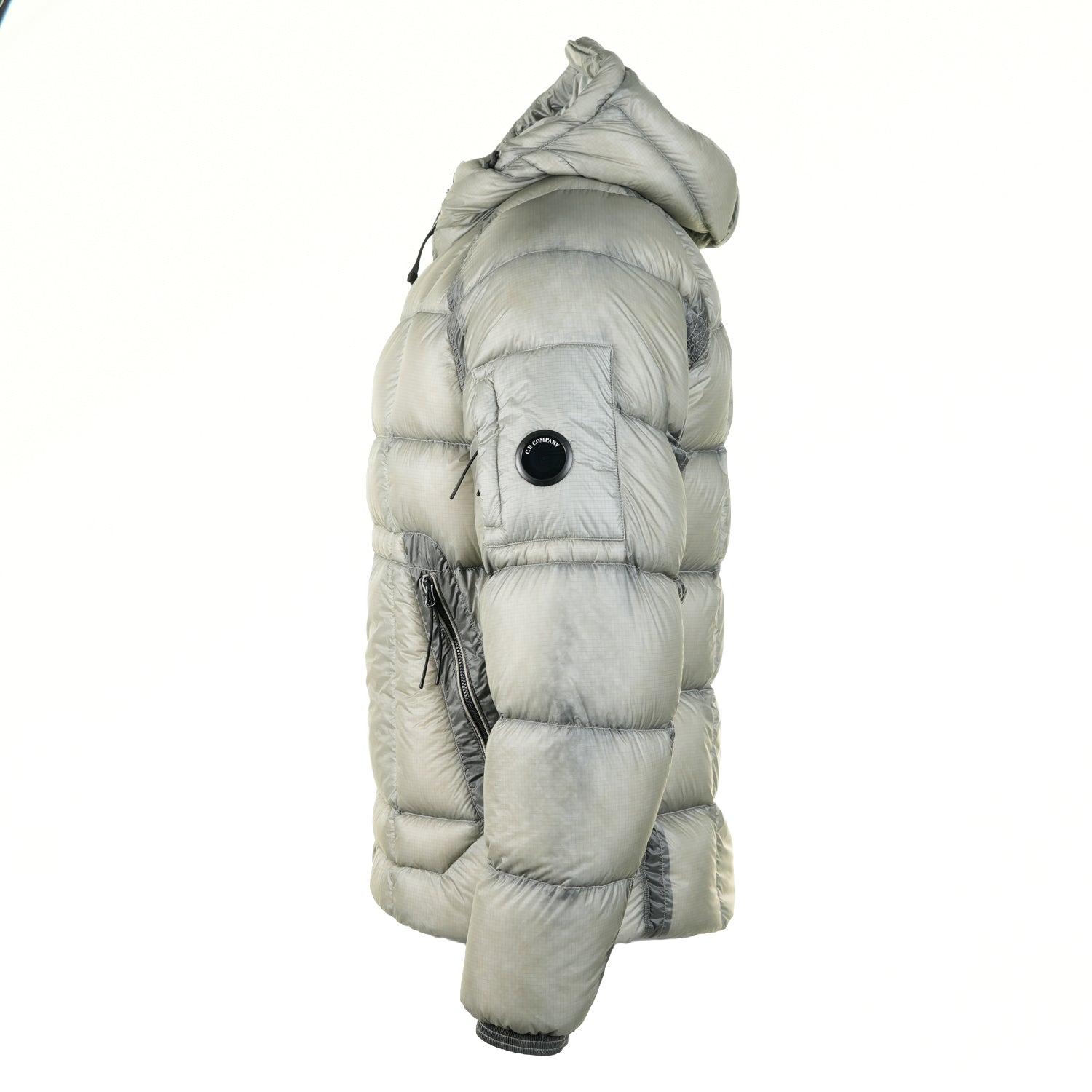 DD Shell Hooded Down Jacket Flint Grey