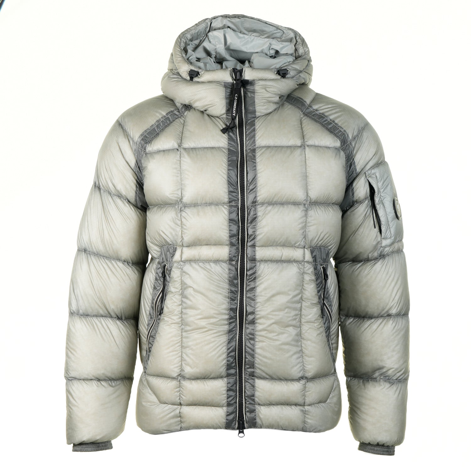 DD Shell Hooded Down Jacket Flint Grey