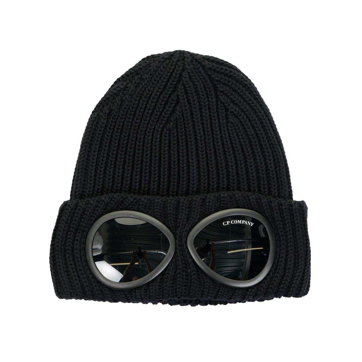Goggle Beanie Merino Wool Total Eclipse