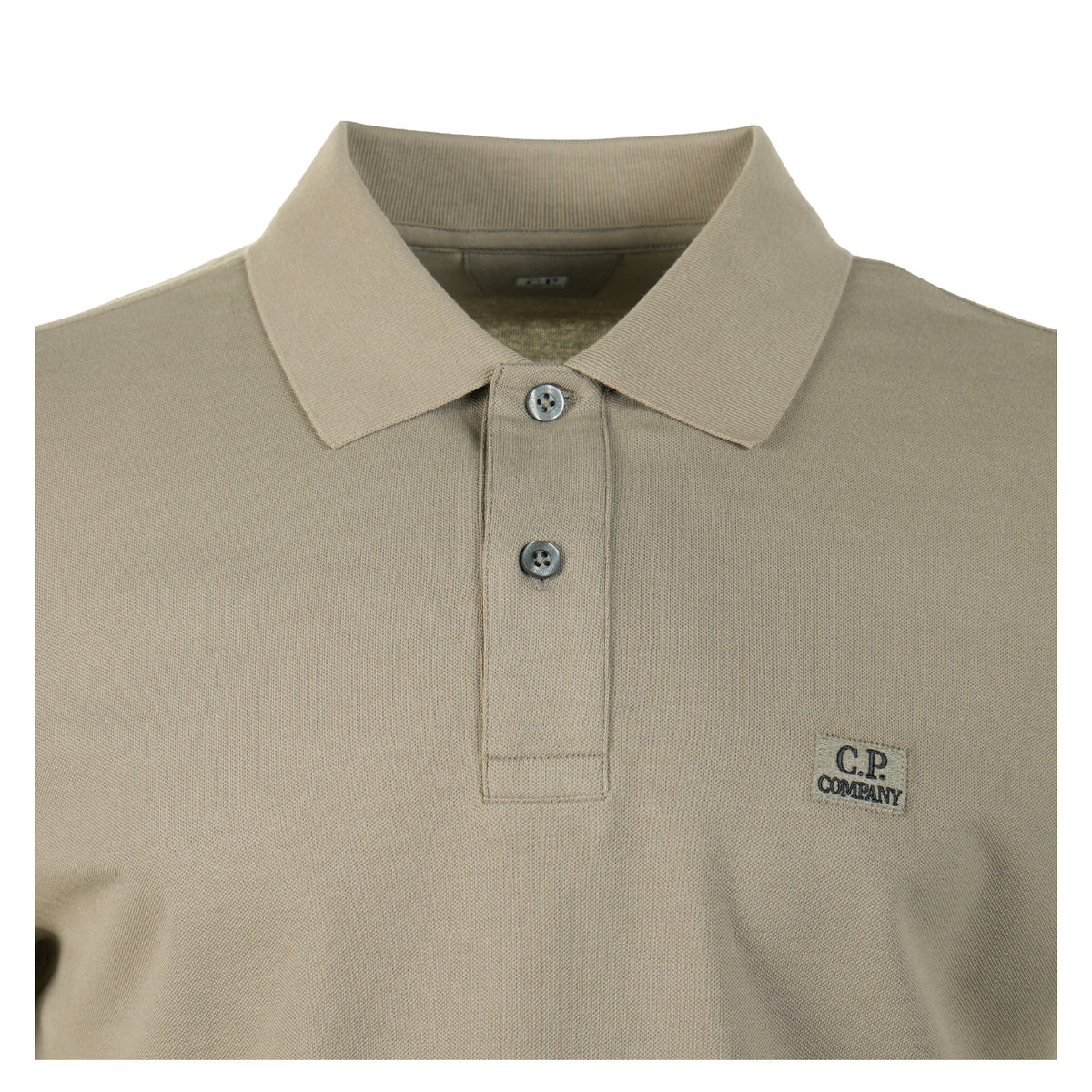 Stretch Piquet Badge Logo Short Sleeve Polo Fallen Rock