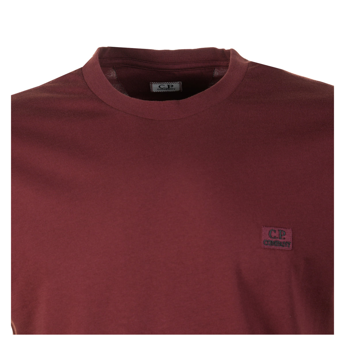 Short Sleeve 30/1 Jersey Logo Patch T Shirt Andorra Red