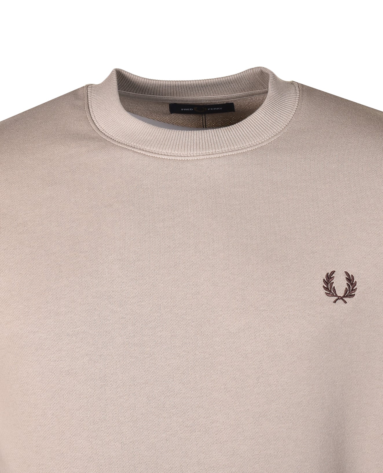 Crew Neck Sweatshirt Warm Grey Brick