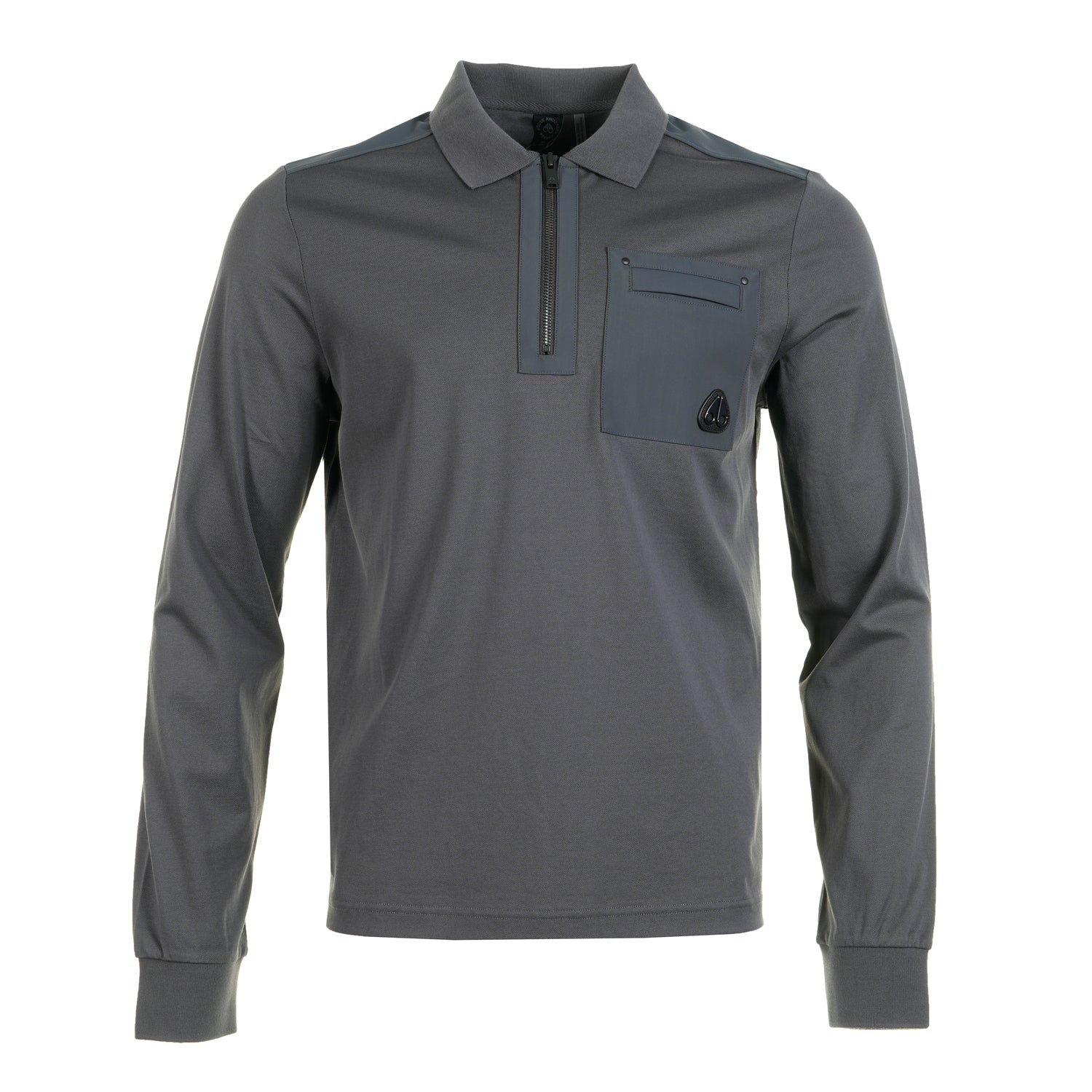 Long Sleeve Dalon Polo Shirt Cement