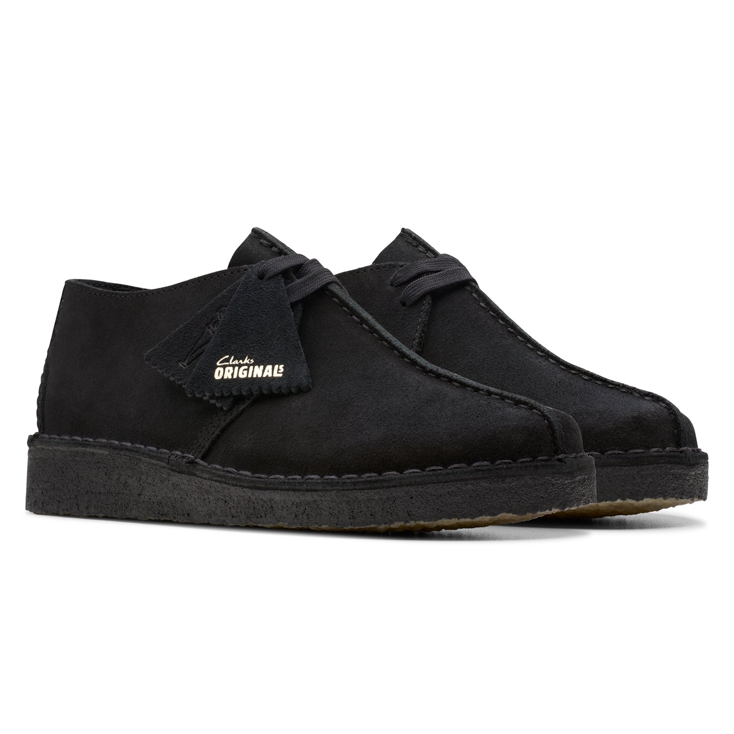 Desert Trek Shoe Black Suede