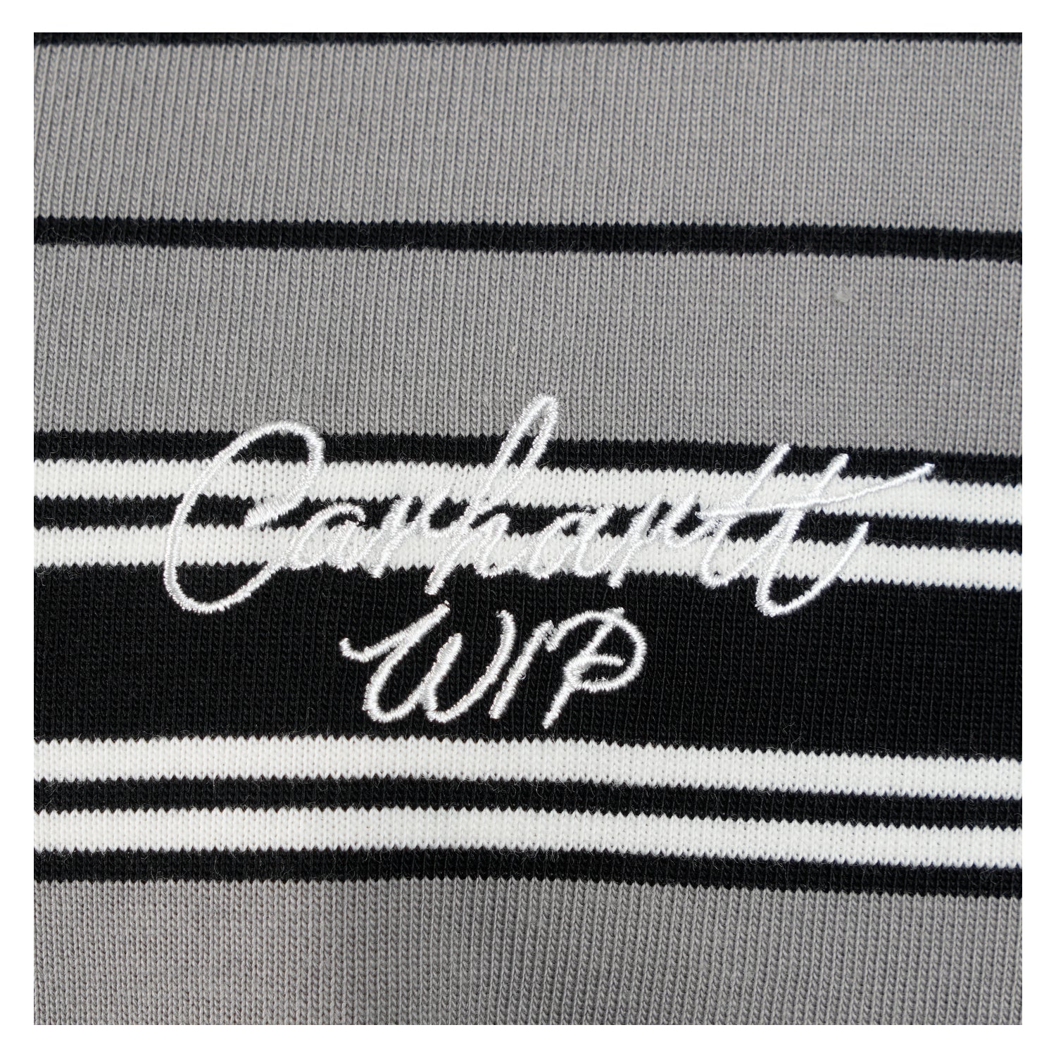 LS Devitt Rugby Shirt Striped Shady Grey