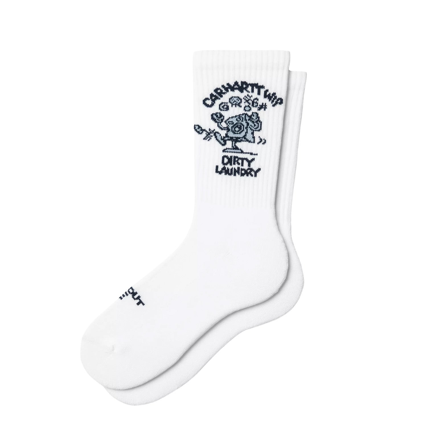 Carhartt WIP Dirty Laundry Socks White