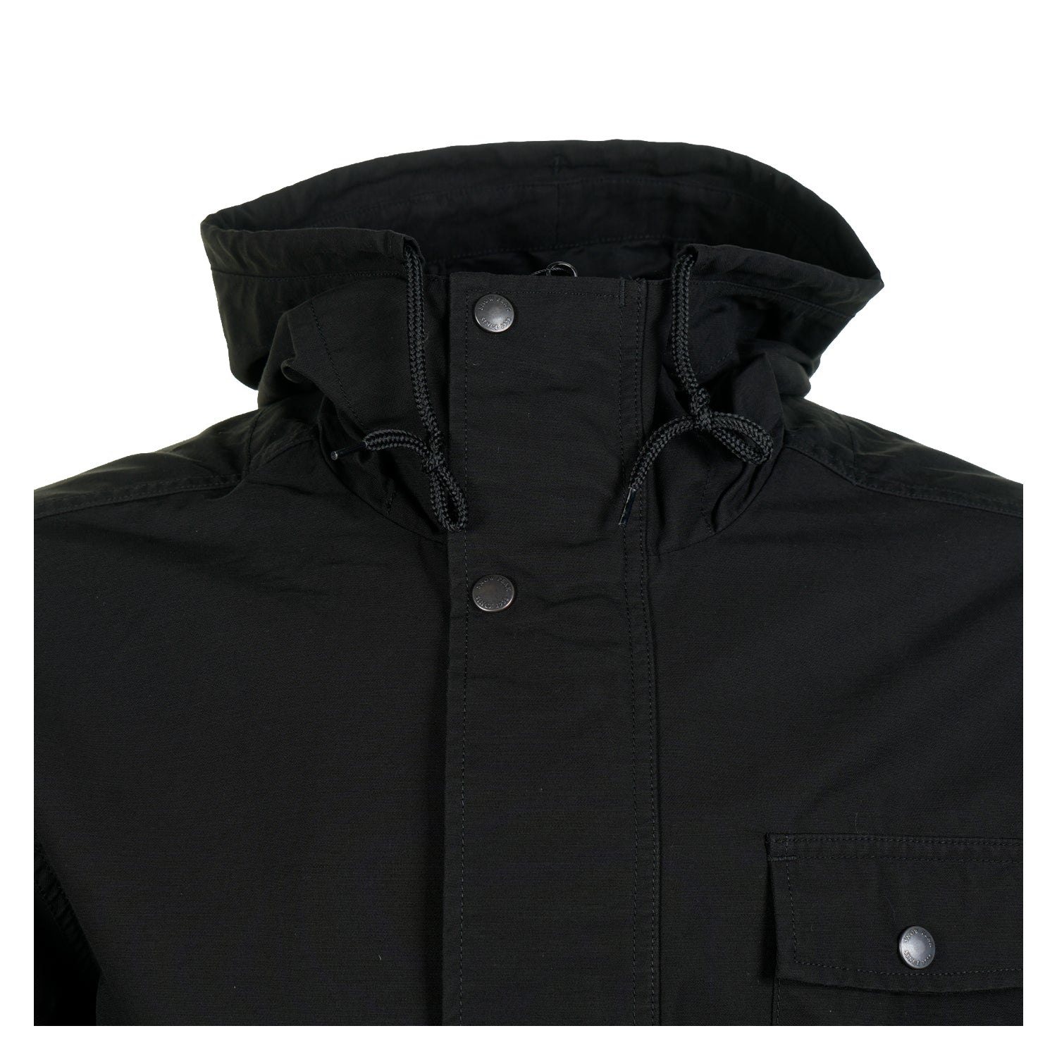 Light Dobby Cloth Parka Black