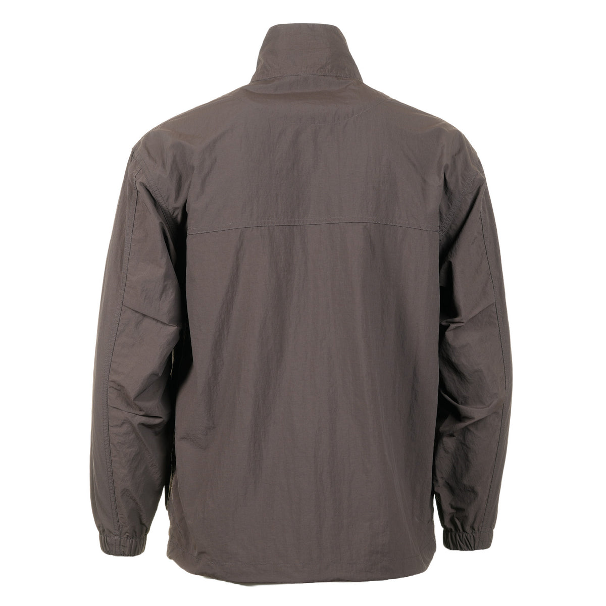 Nylon Double Rip Anorak Dark Brown