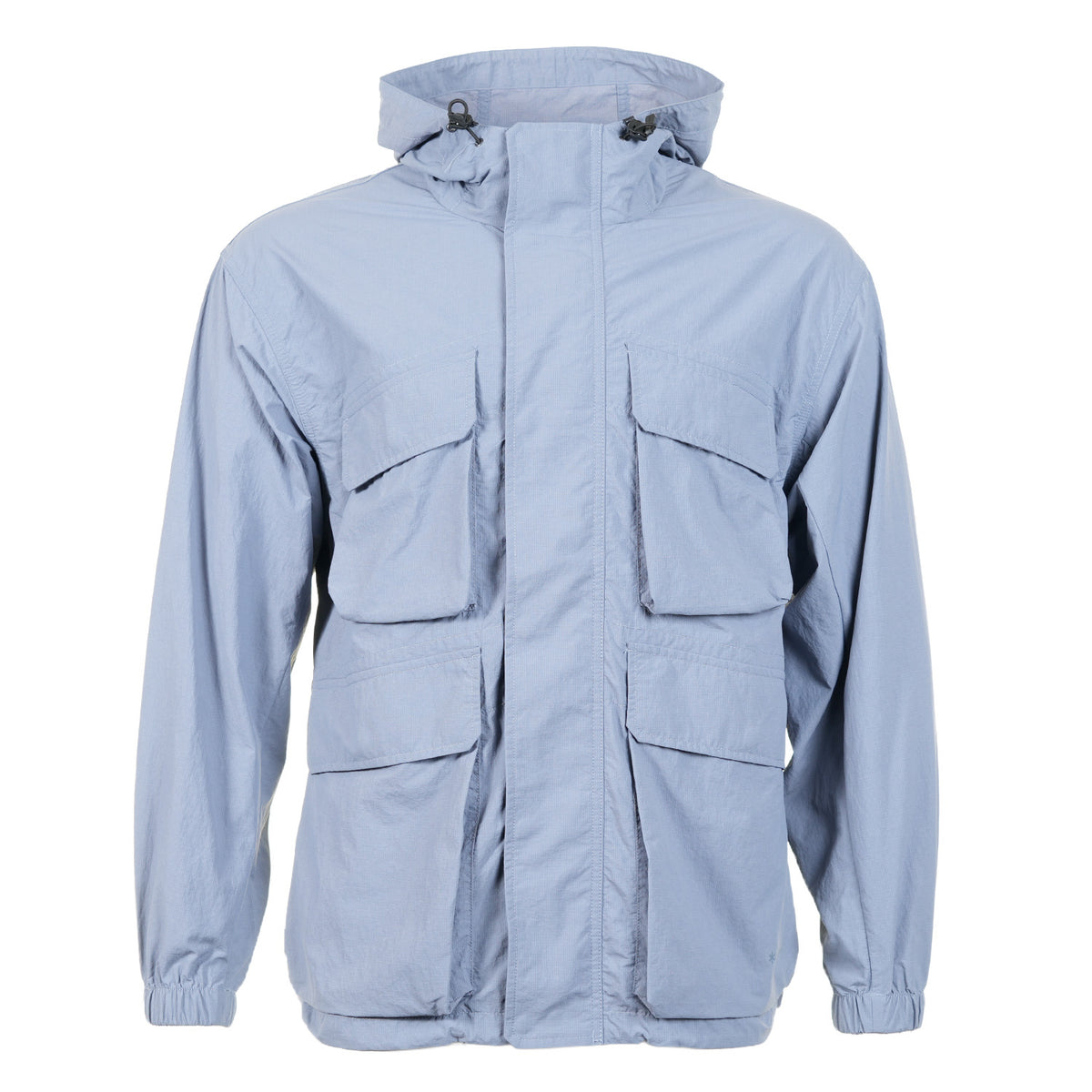 Nylon Double Rip Jacket Light Blue