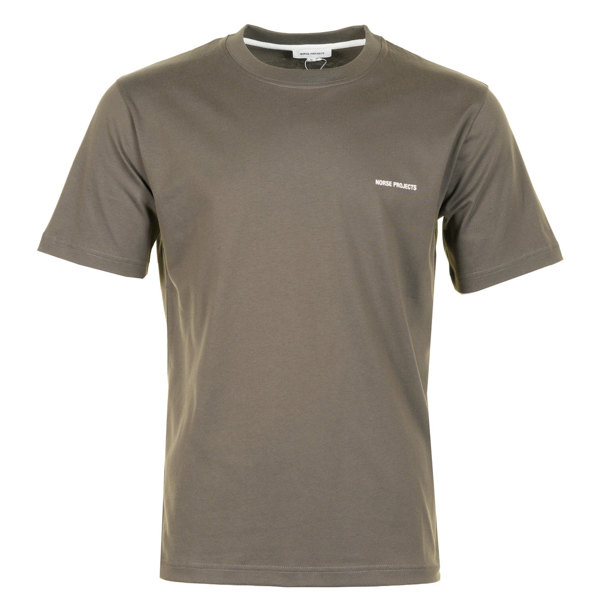 Dyrehaven Organic Logo Print T Shirt Beluga