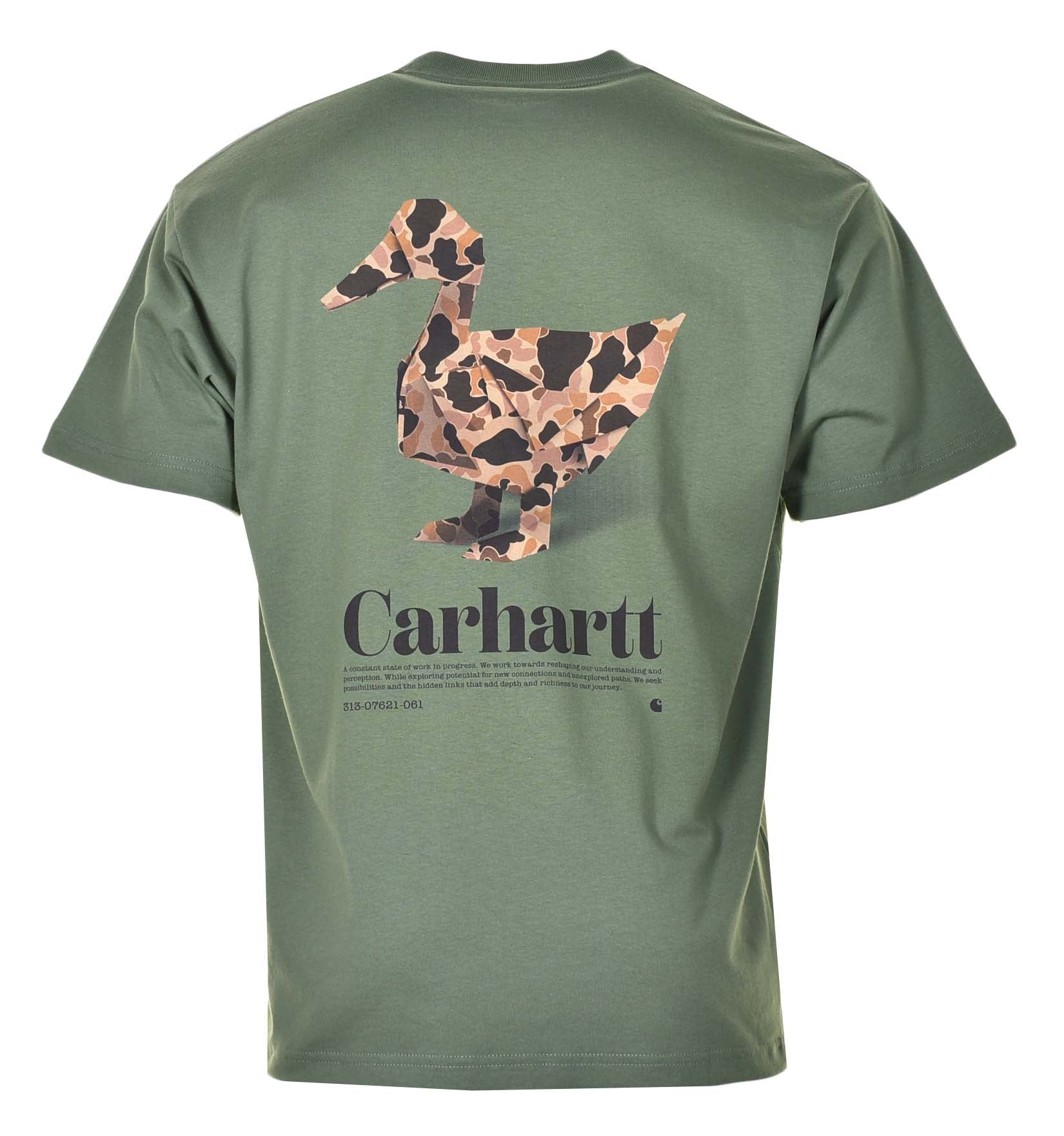 Short Sleeve Fold Duck T Shirt Duck Green
