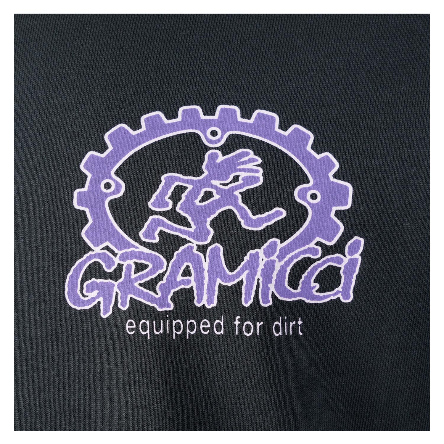 Equipped For Dirt Tee Vintage Black
