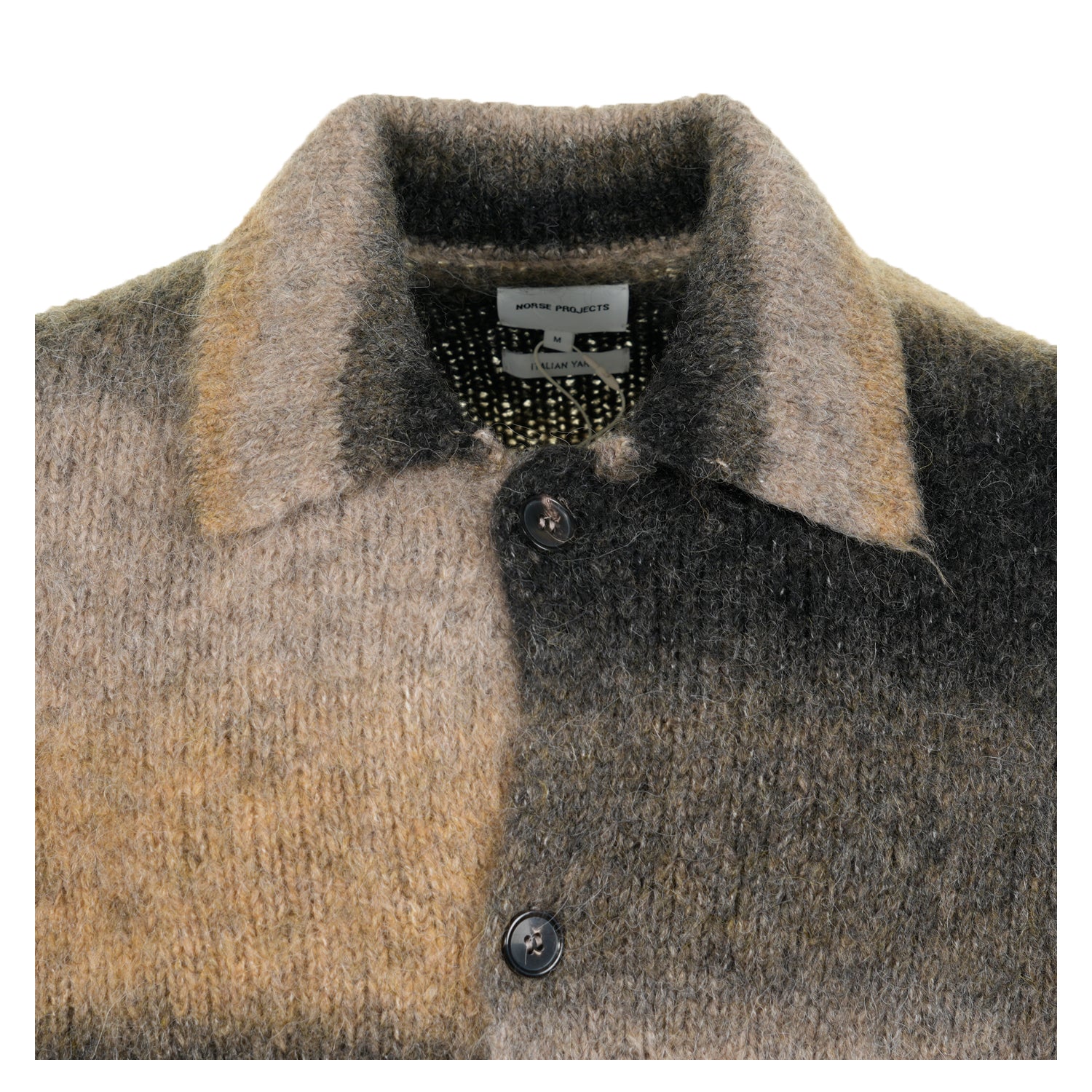 Erik Gradient Alpaca Wool Jacket Utility Khaki