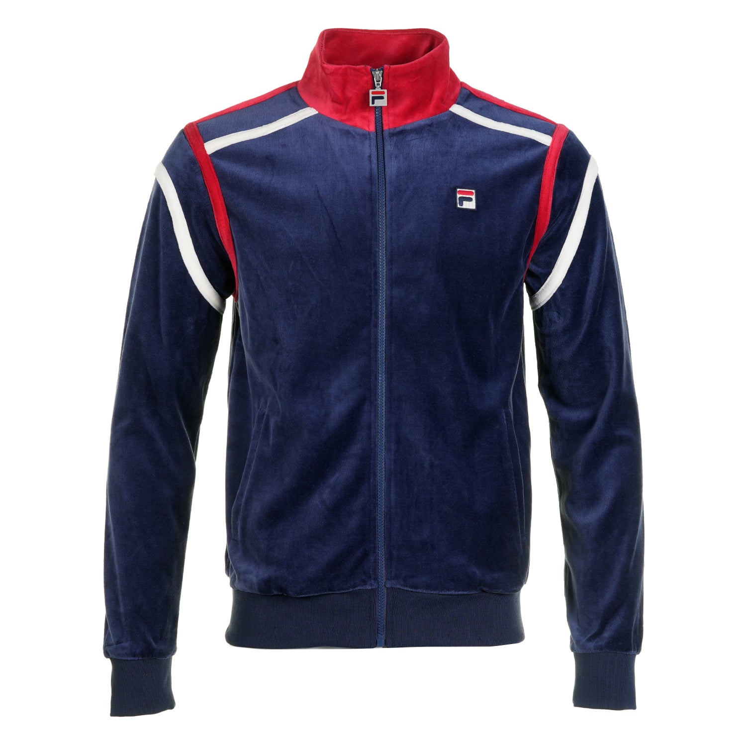 Gabriele Contrast Panel Track Top Fila Navy