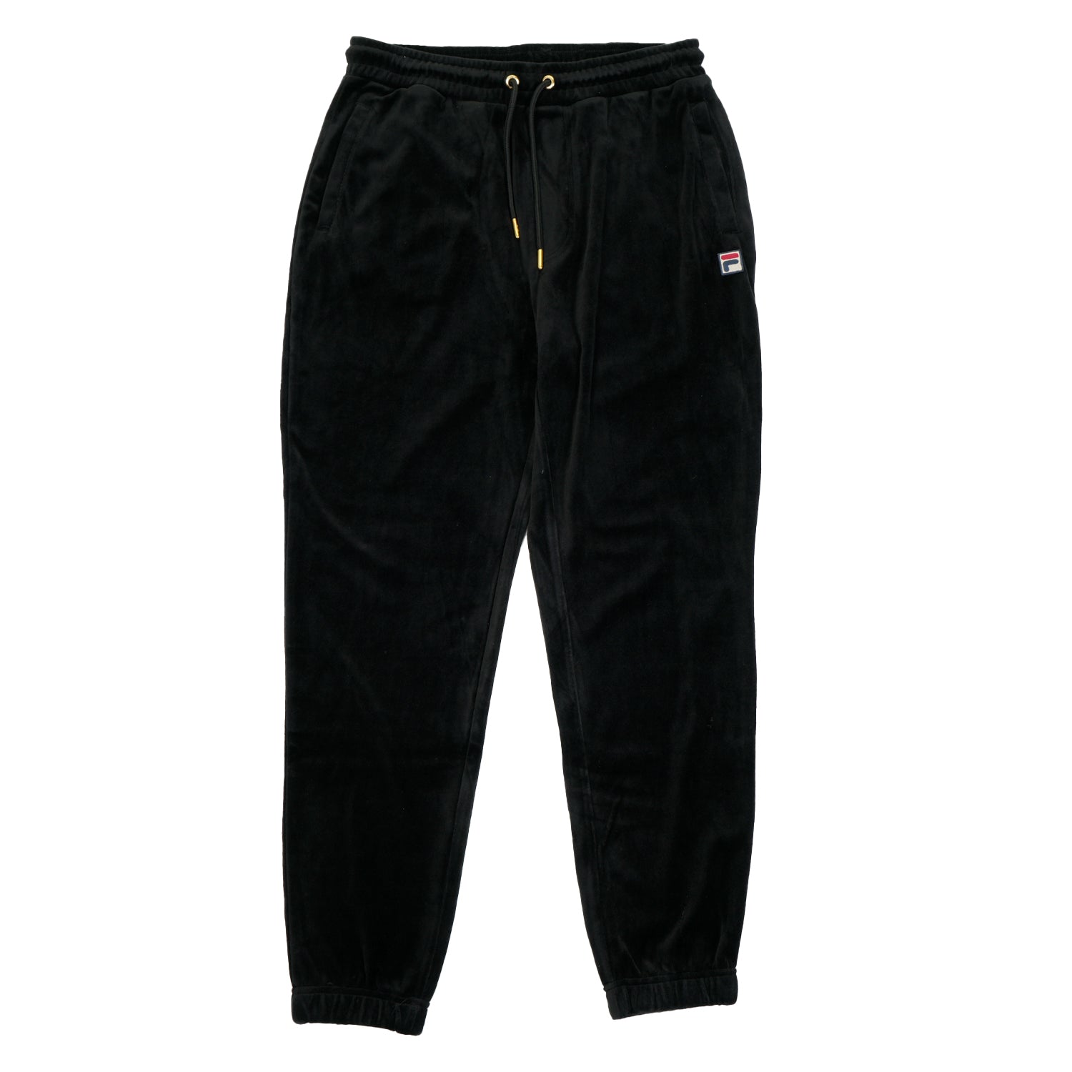 Eddie Pant Velour Track Pants Black