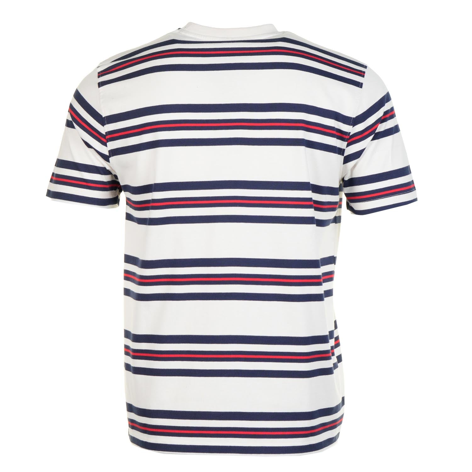 Cesare Yarn Dye Stripe Tee Gardenia