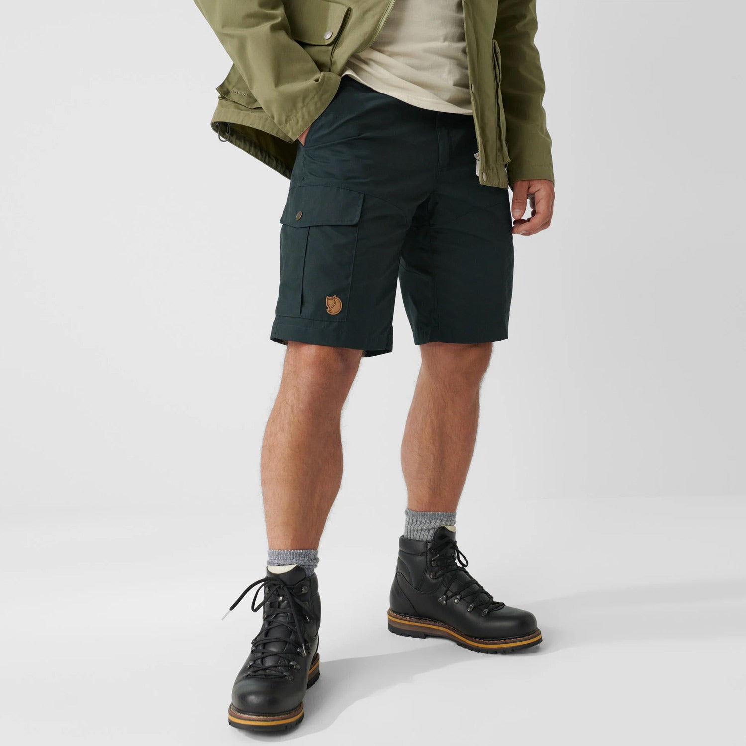Fjallraven Karl Pro Shorts in dark navy
