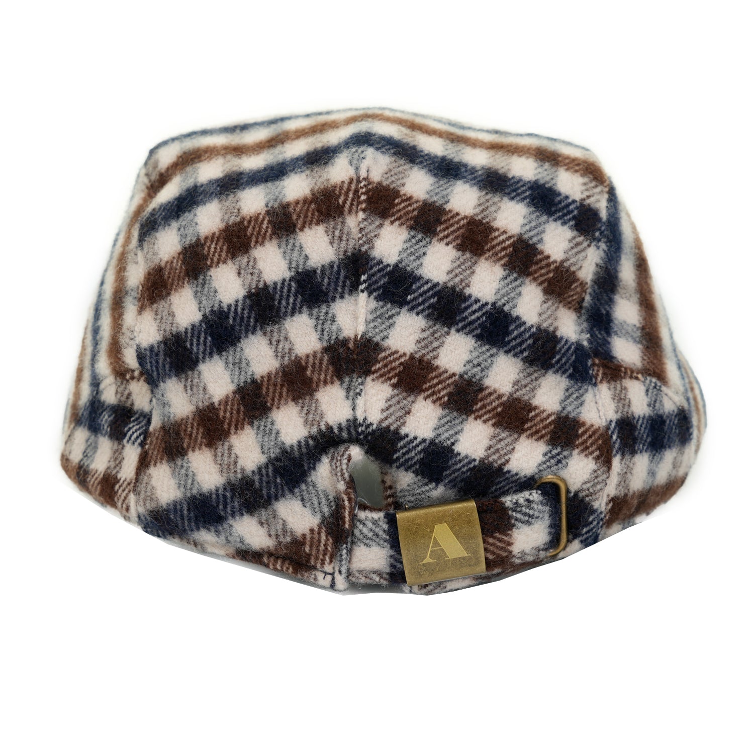 Club Check Wool Flat Cap