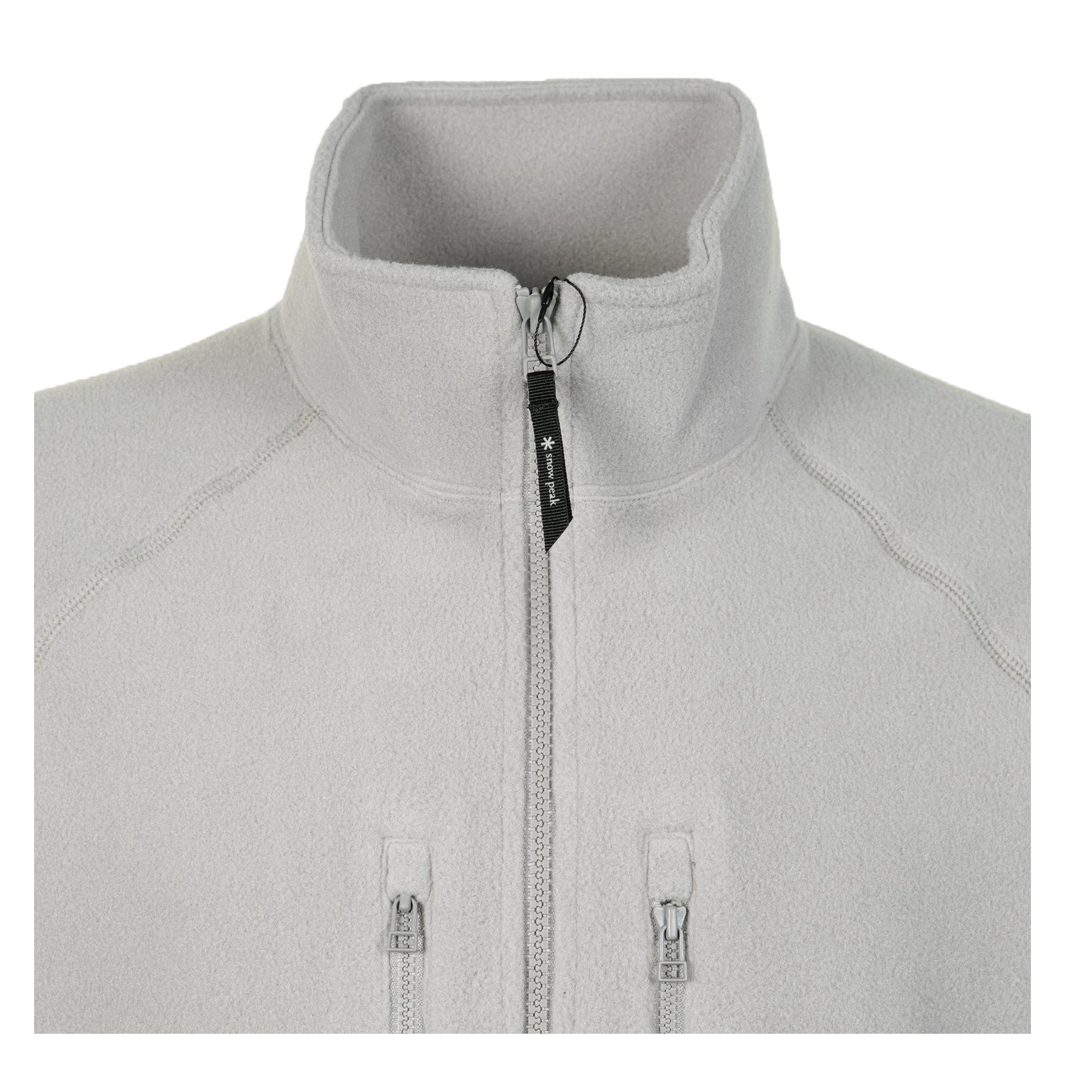 Water Repellent Fleece Jacket Light Grey