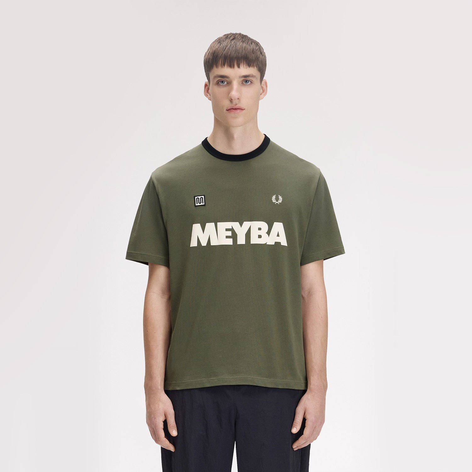 Fred Perry x Meyba Ringer T-Shirt in Green