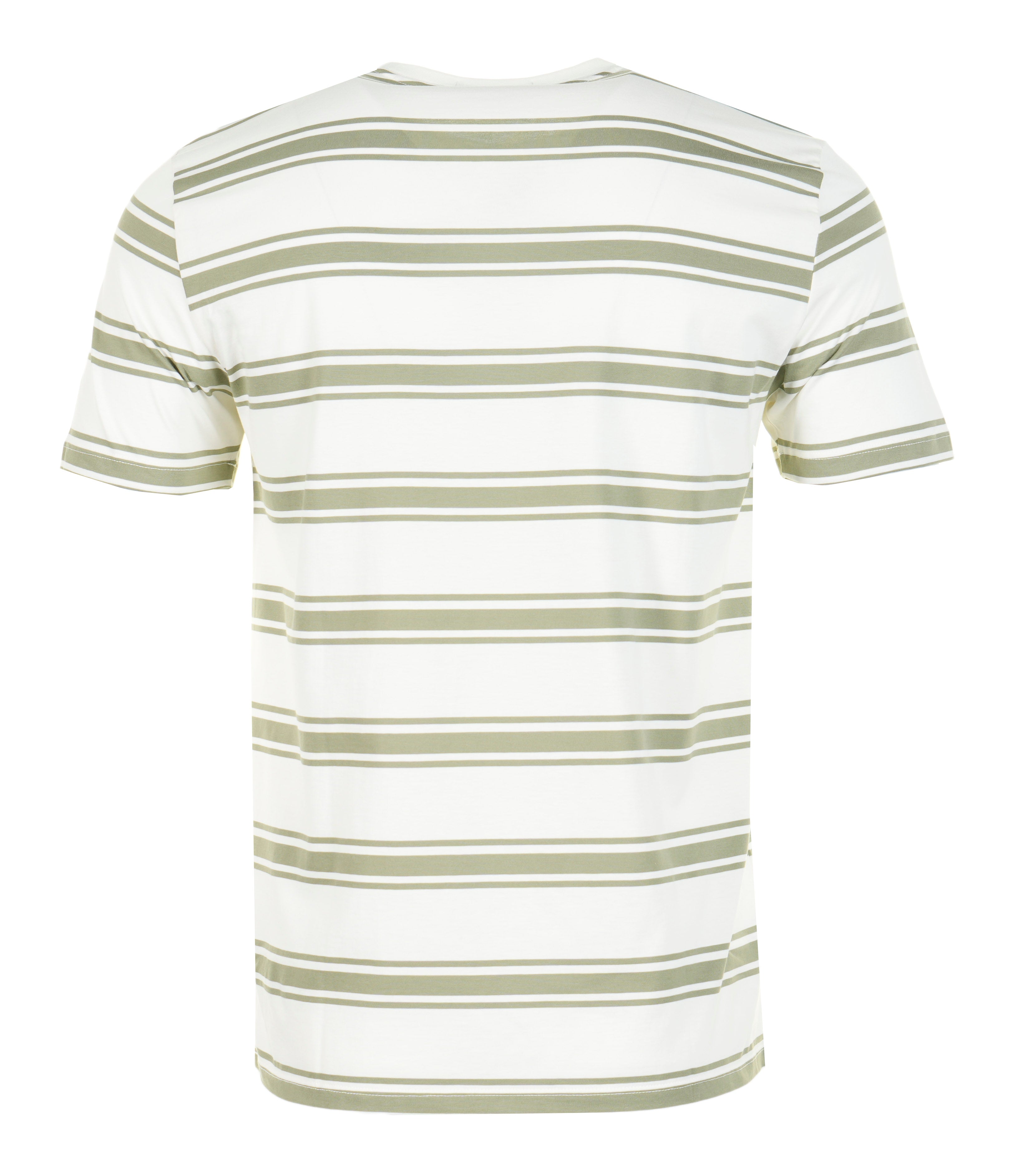 Fred Perry Fine Stripe T Shirt Light Ecru