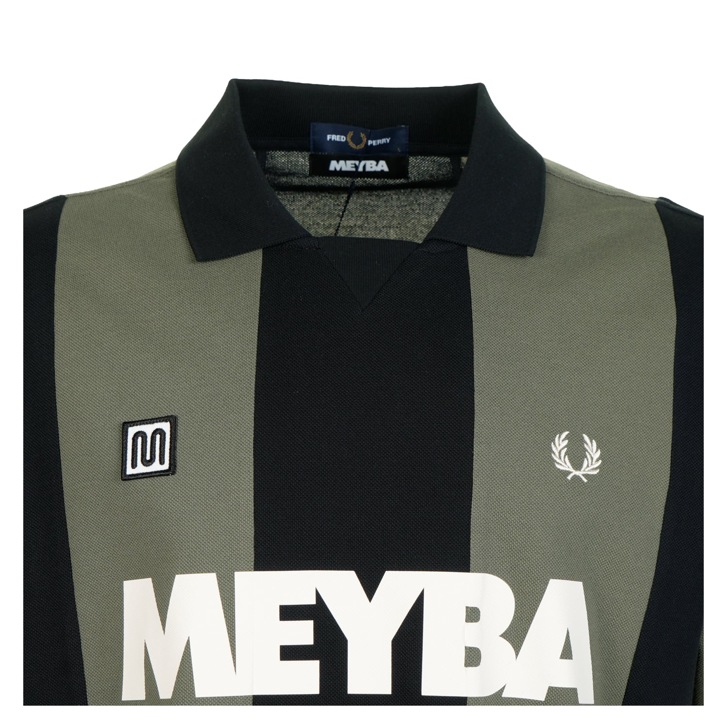Meyba Cut And Sew Polo Shirt Black