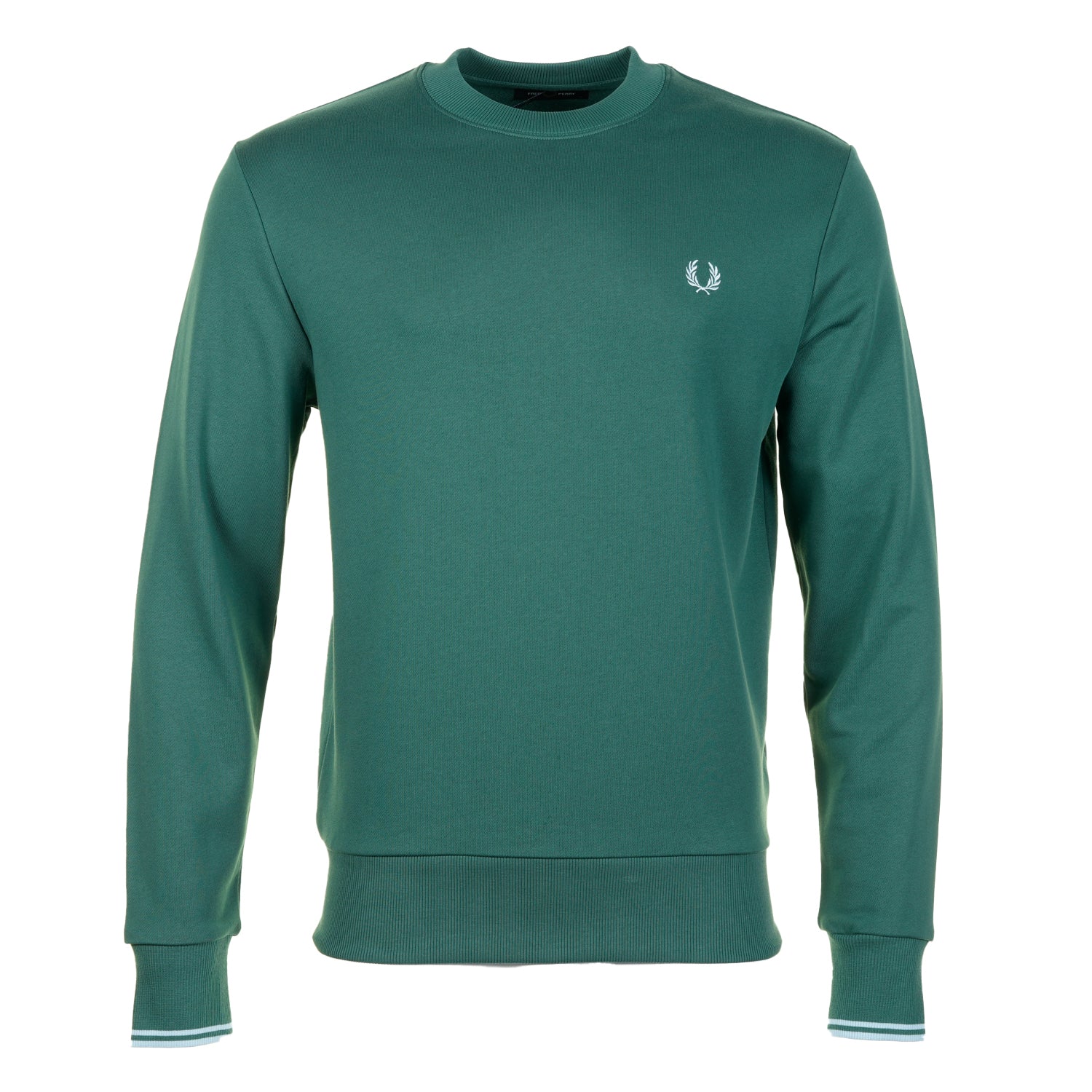 Crew Neck Sweatshirt Sport Green / Track Blue