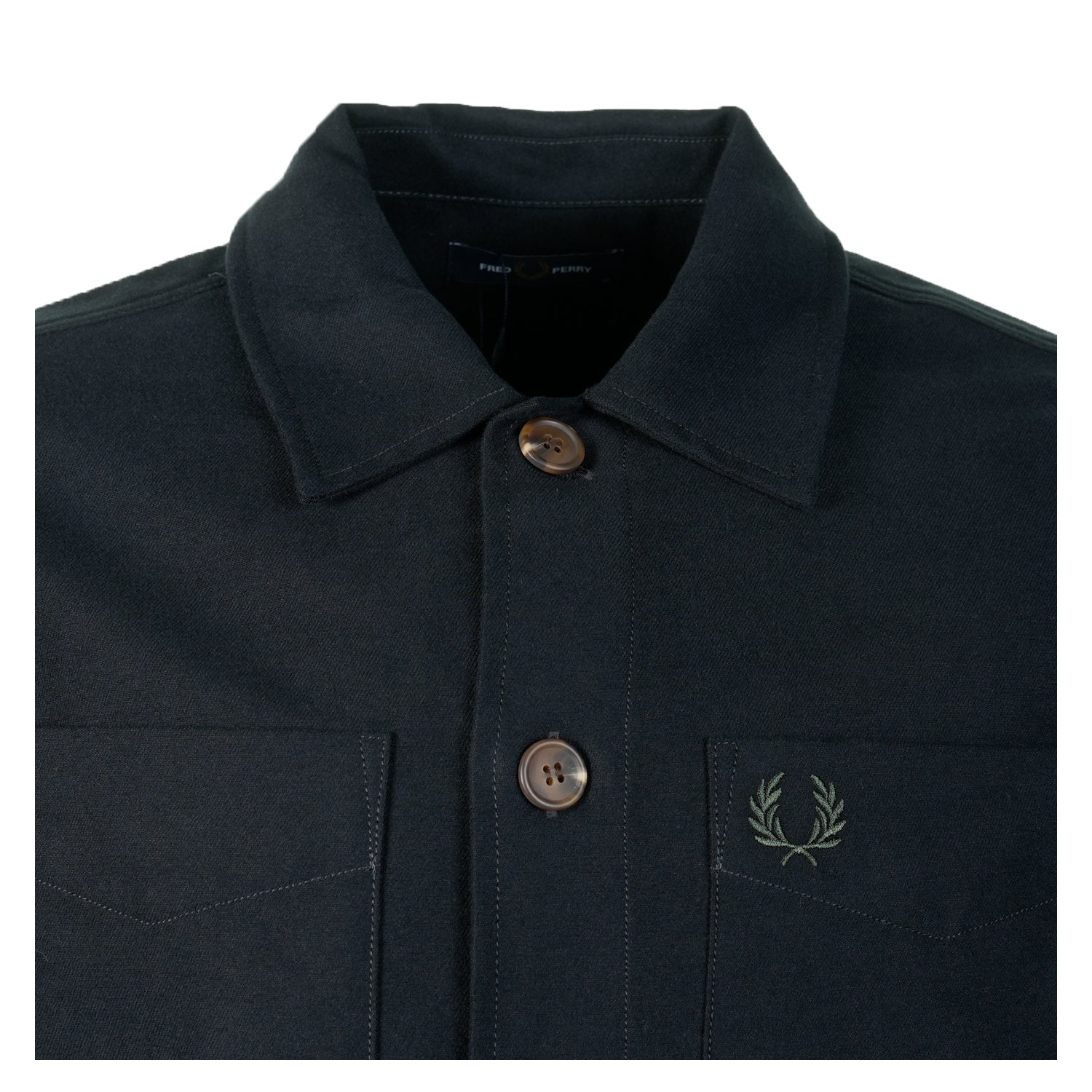 Twill Overshirt Black