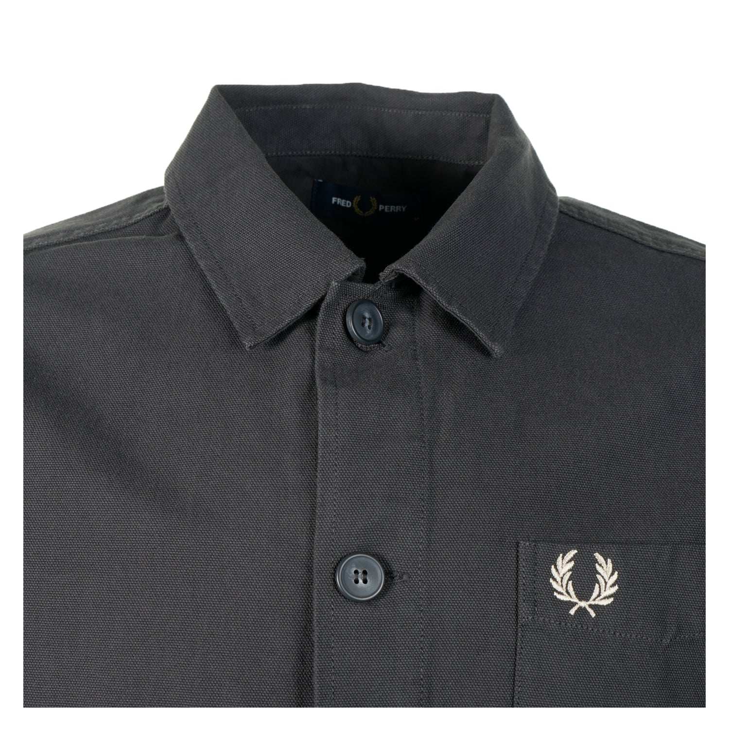 Canvas Overshirt Anchor Grey