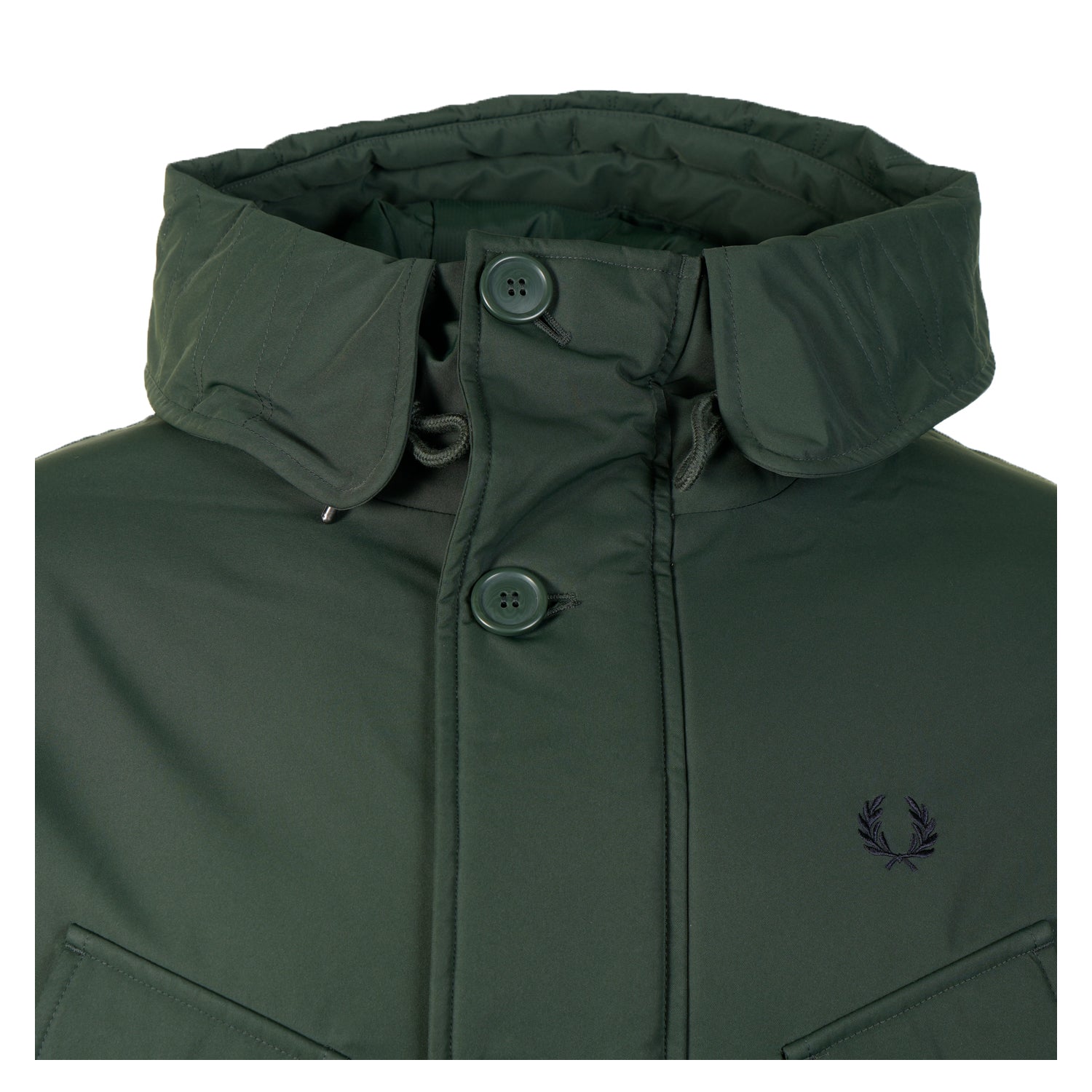 Patch Pocket Puffer Jacket Court Green