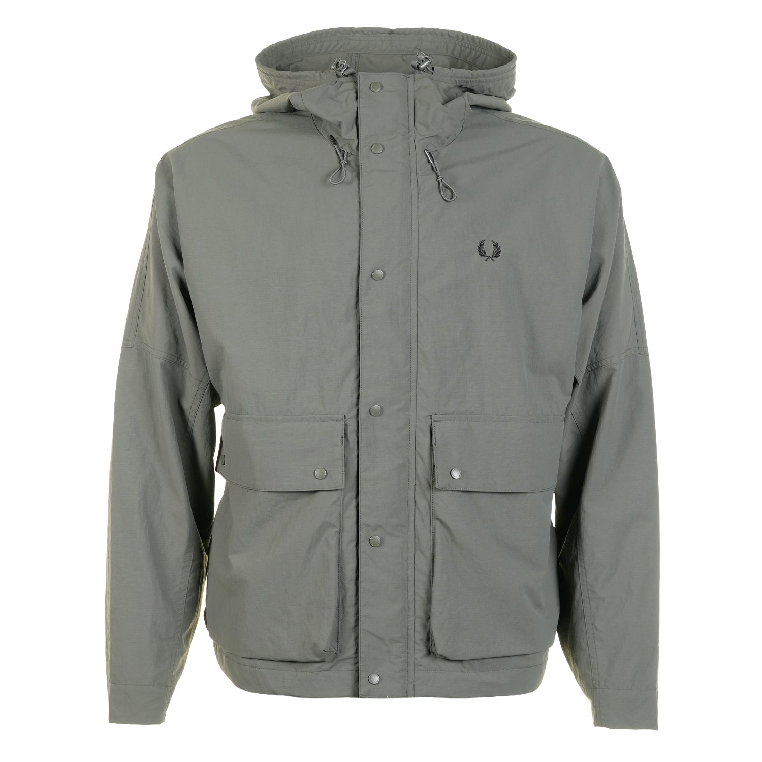 Cropped Ripstop Parka Field Green