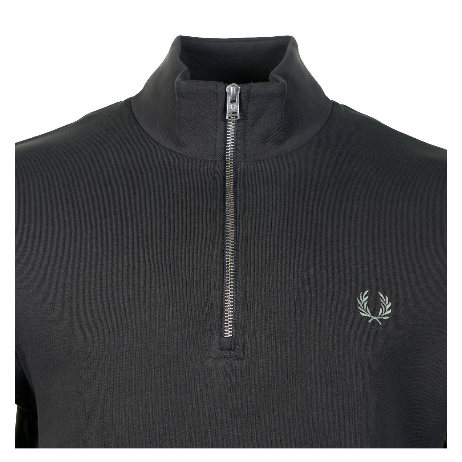 Half Zip Sweatshirt Anchor Grey / Ecru / Seagrass