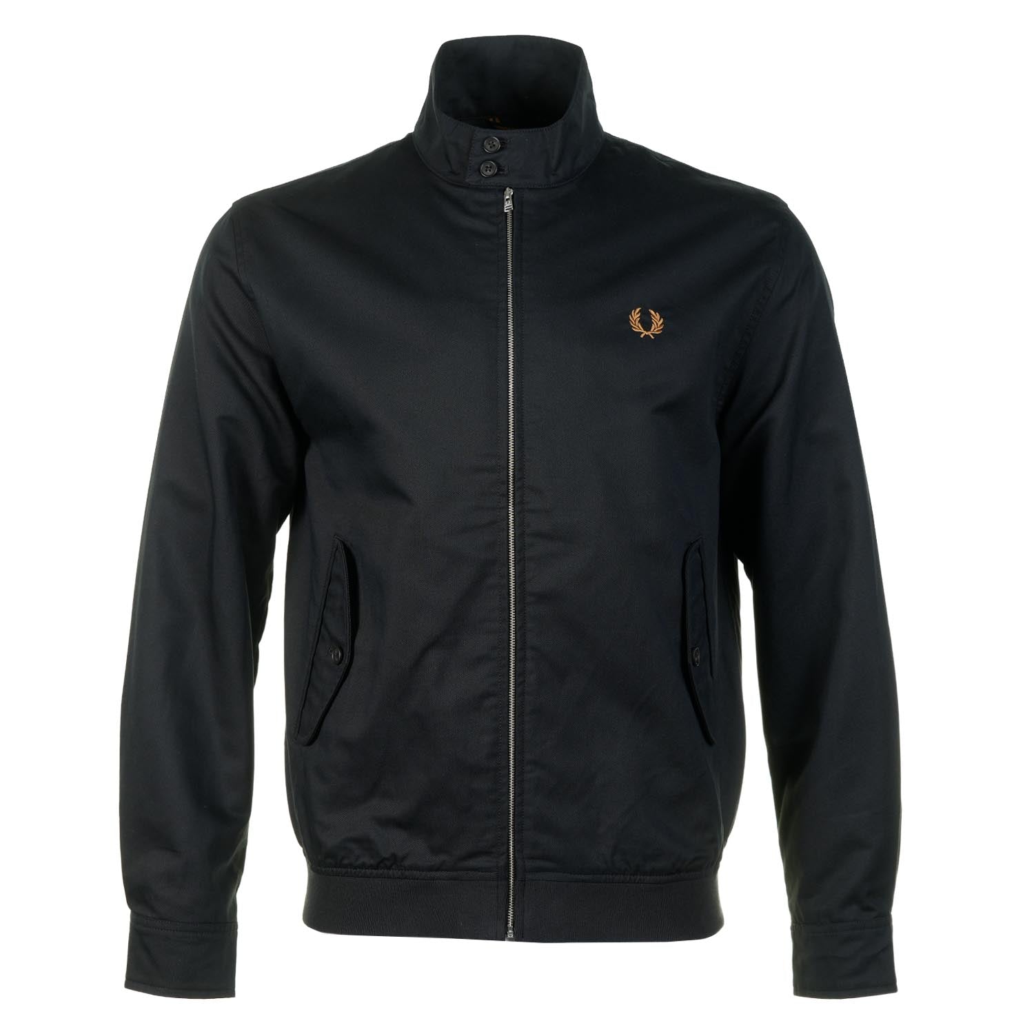 Twill Harrington Jacket Black
